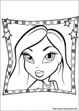 90+ Coloring Pages of Bratz: Glamorous Coloring Fun 98