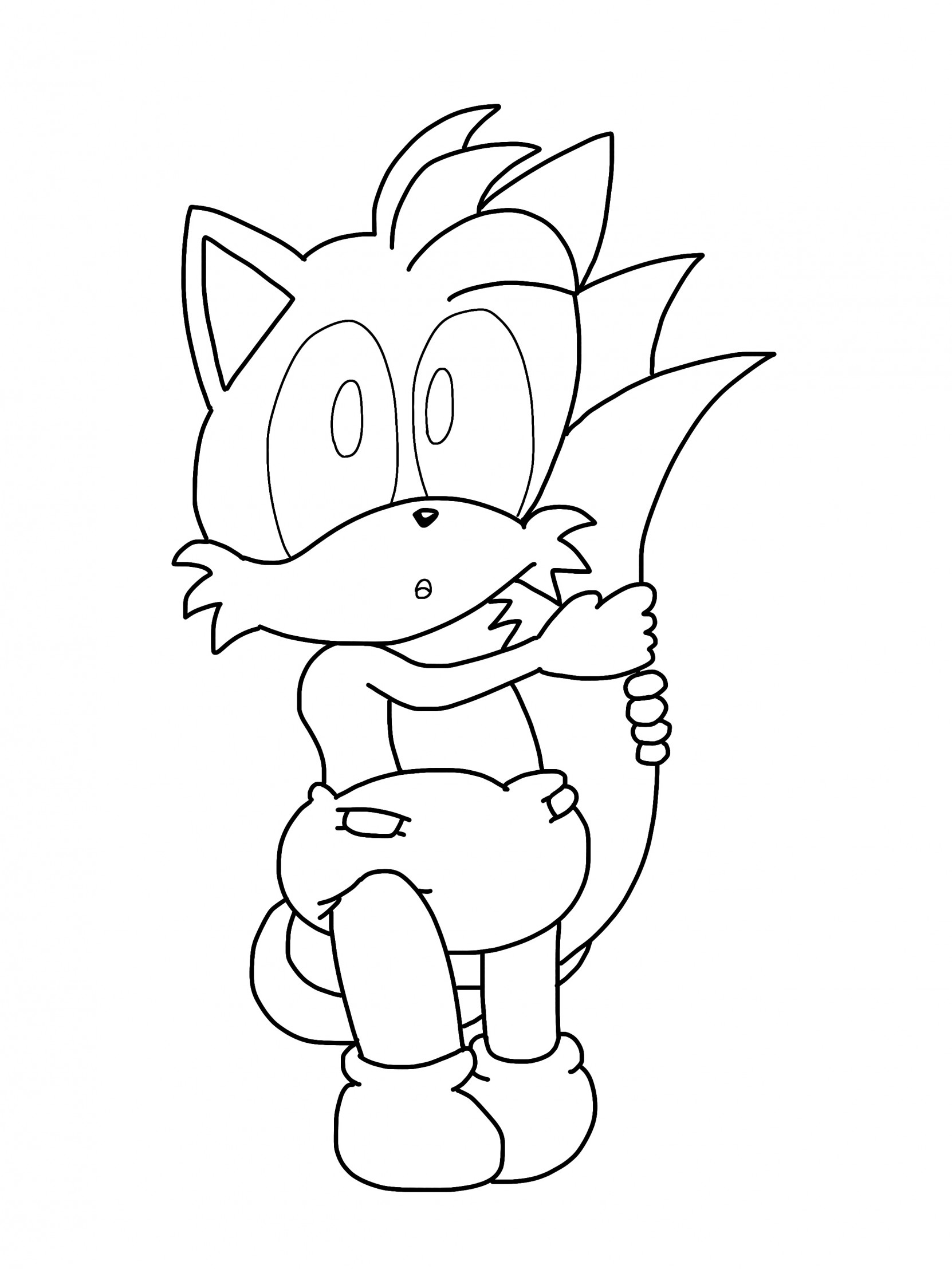 110+ Tails Coloring Pages for Sonic Fans 39