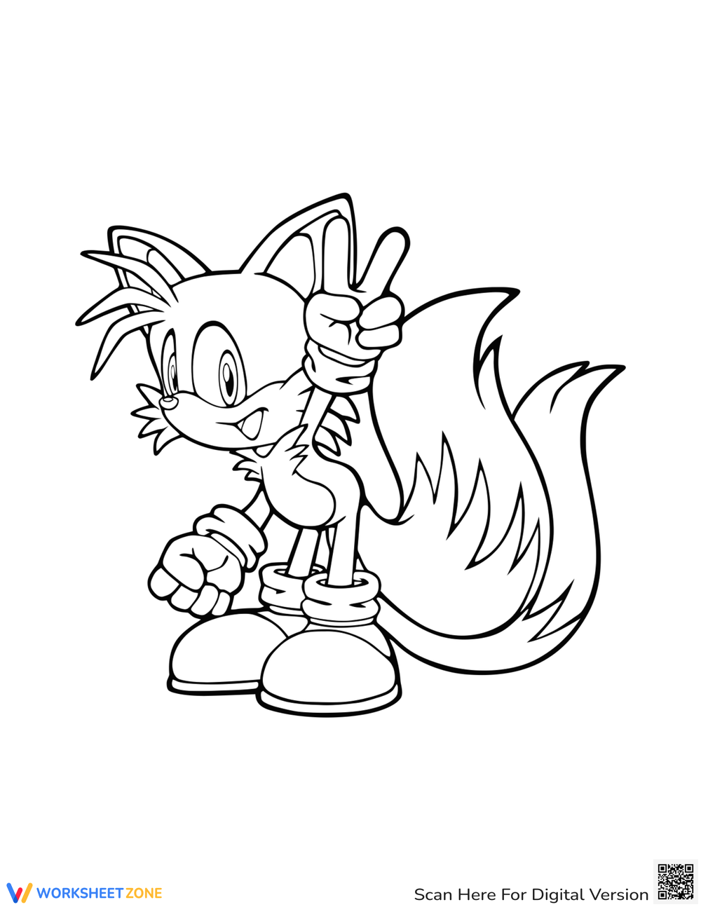 110+ Tails Coloring Pages for Sonic Fans 45