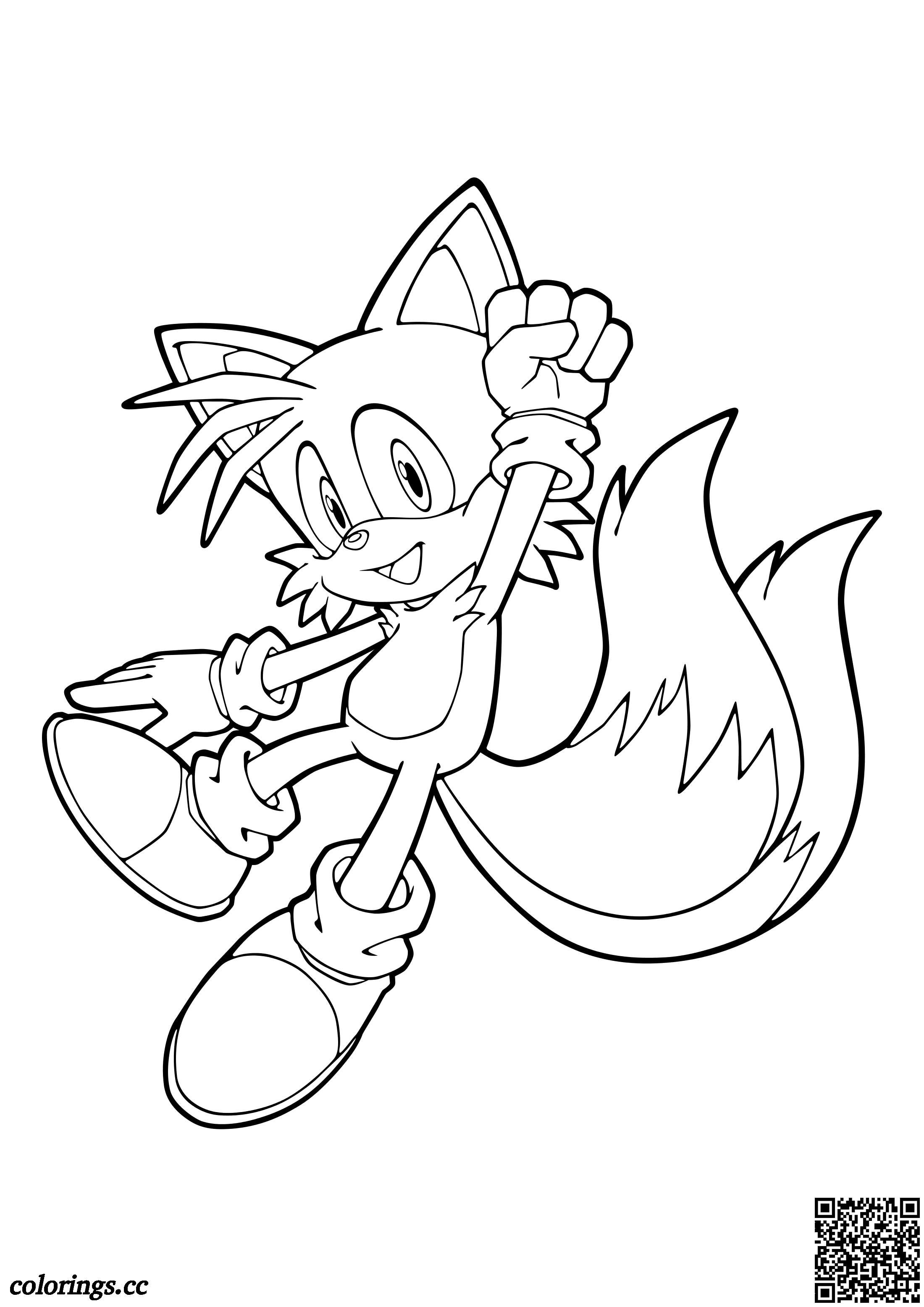 110+ Tails Coloring Pages for Sonic Fans 59