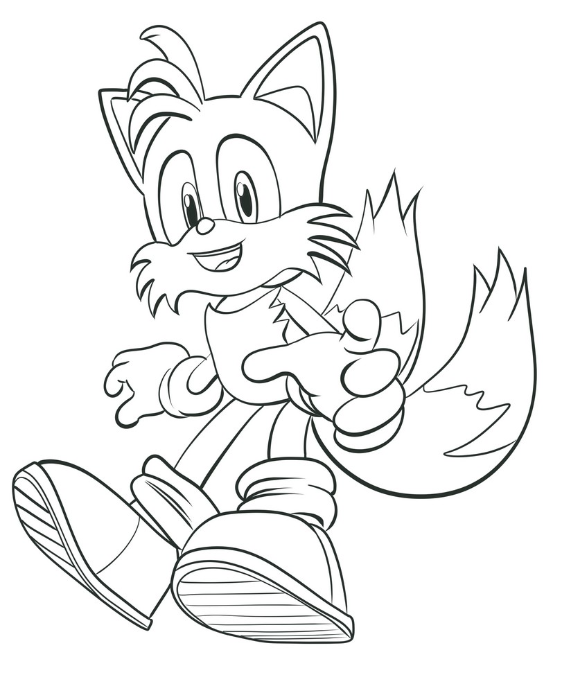 110+ Tails Coloring Pages for Sonic Fans 60