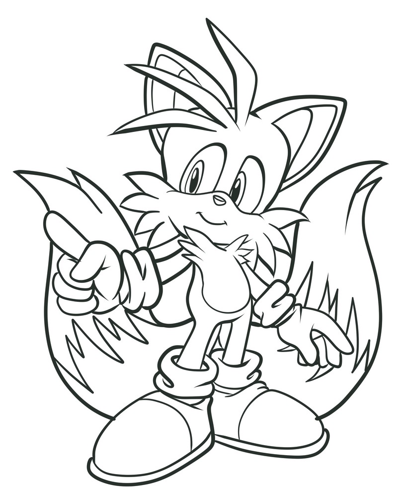 110+ Tails Coloring Pages for Sonic Fans 76