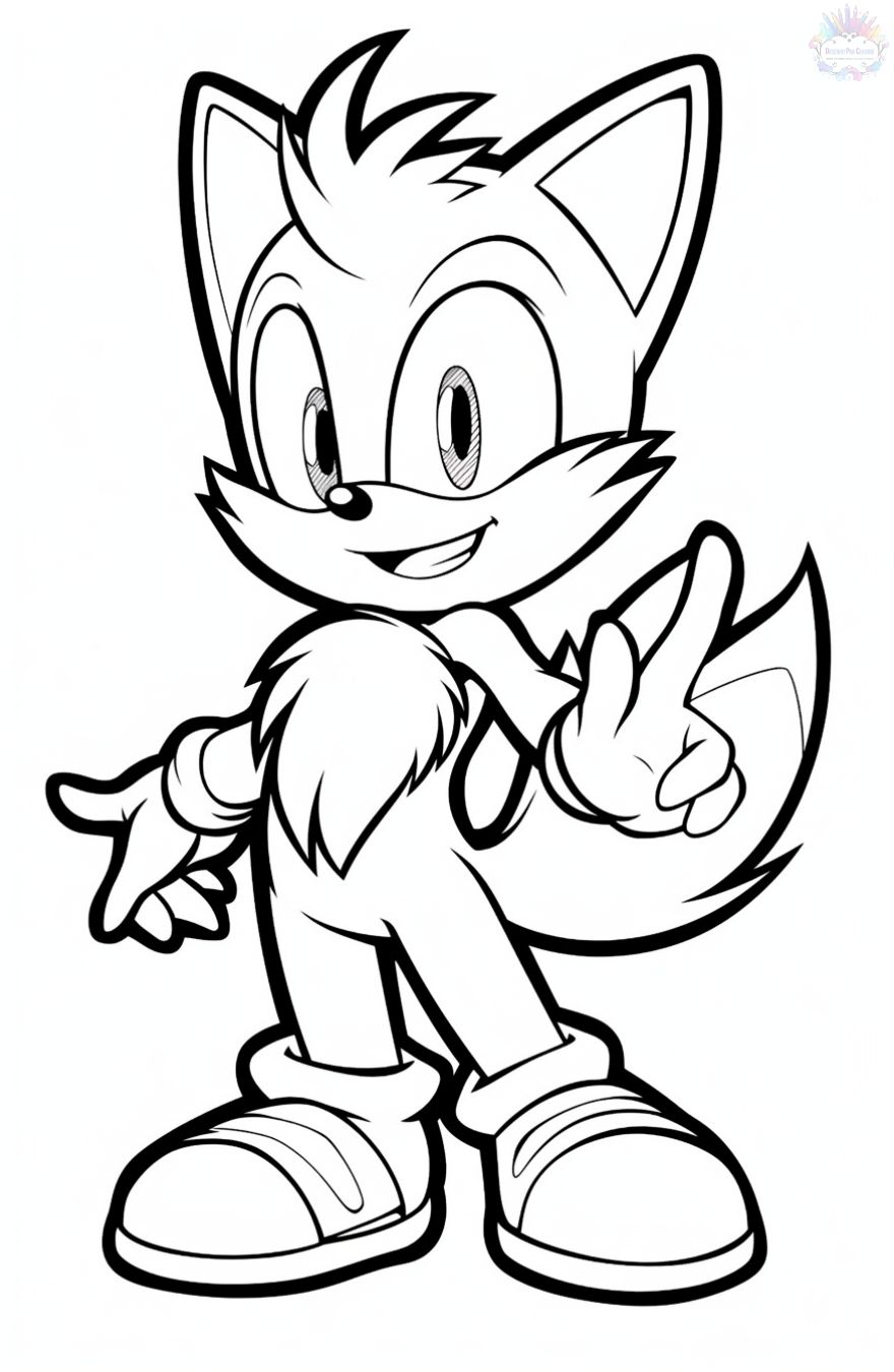 110+ Tails Coloring Pages for Sonic Fans 9