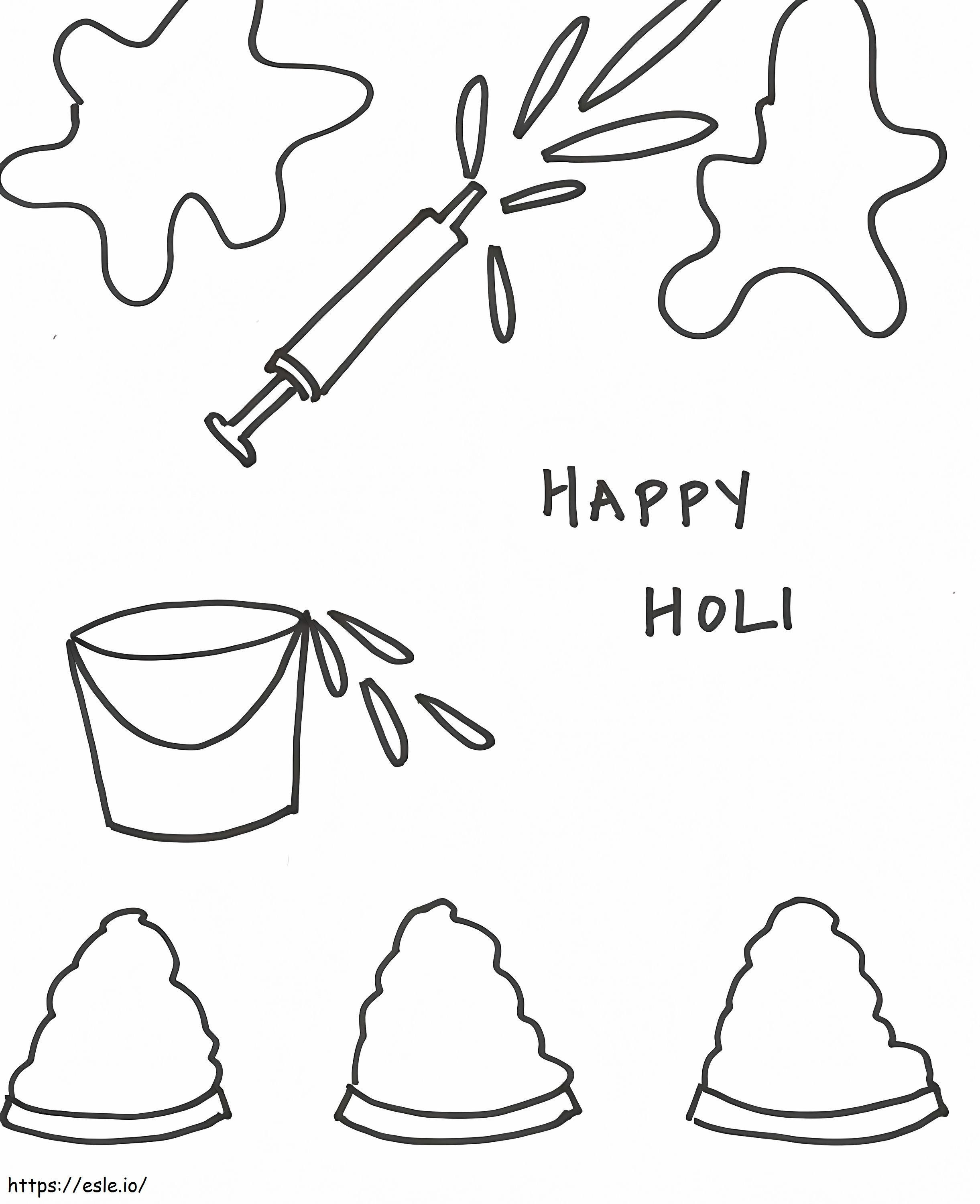 116 Holi Festival Coloring Pages Printable 29