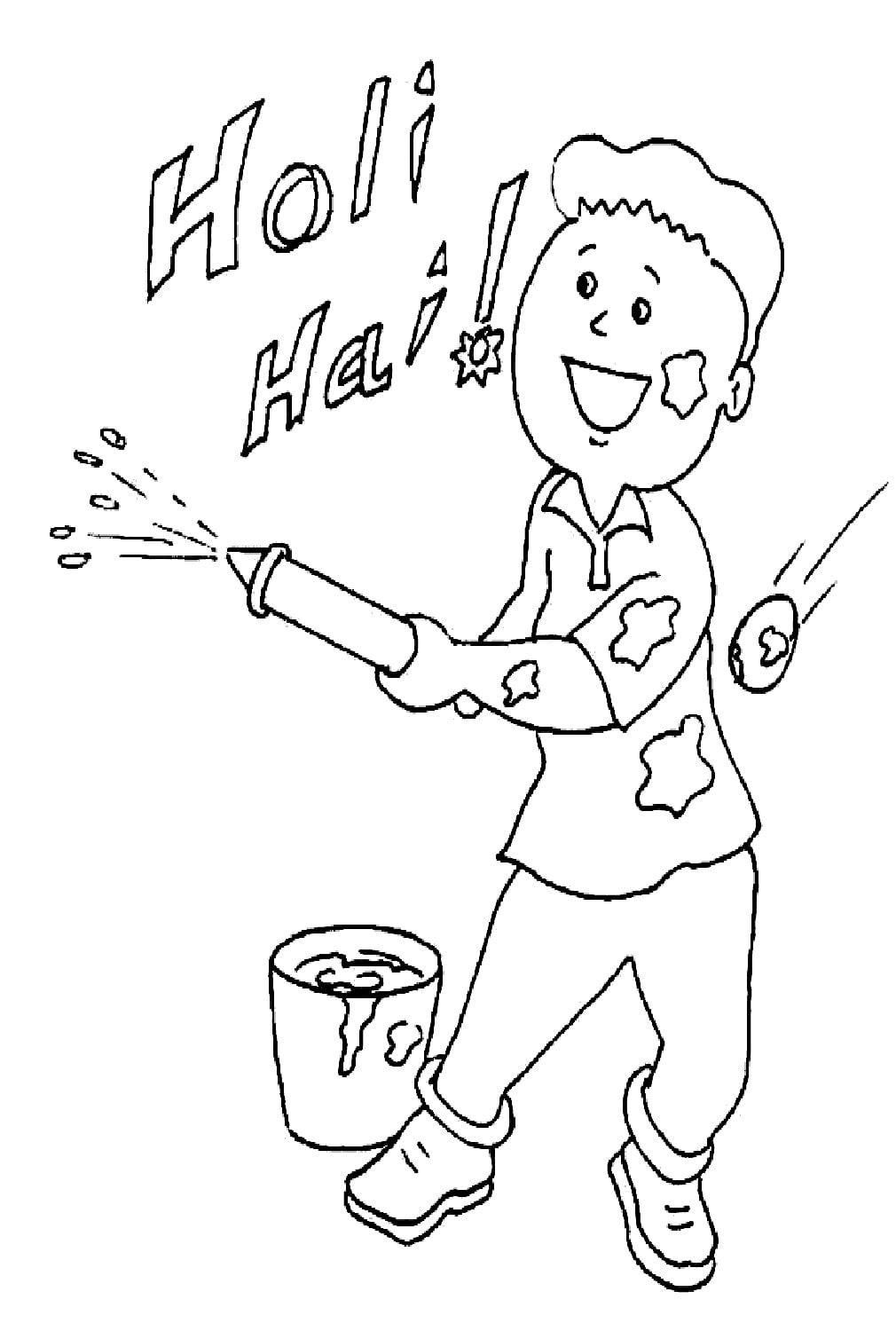 116 Holi Festival Coloring Pages Printable 61