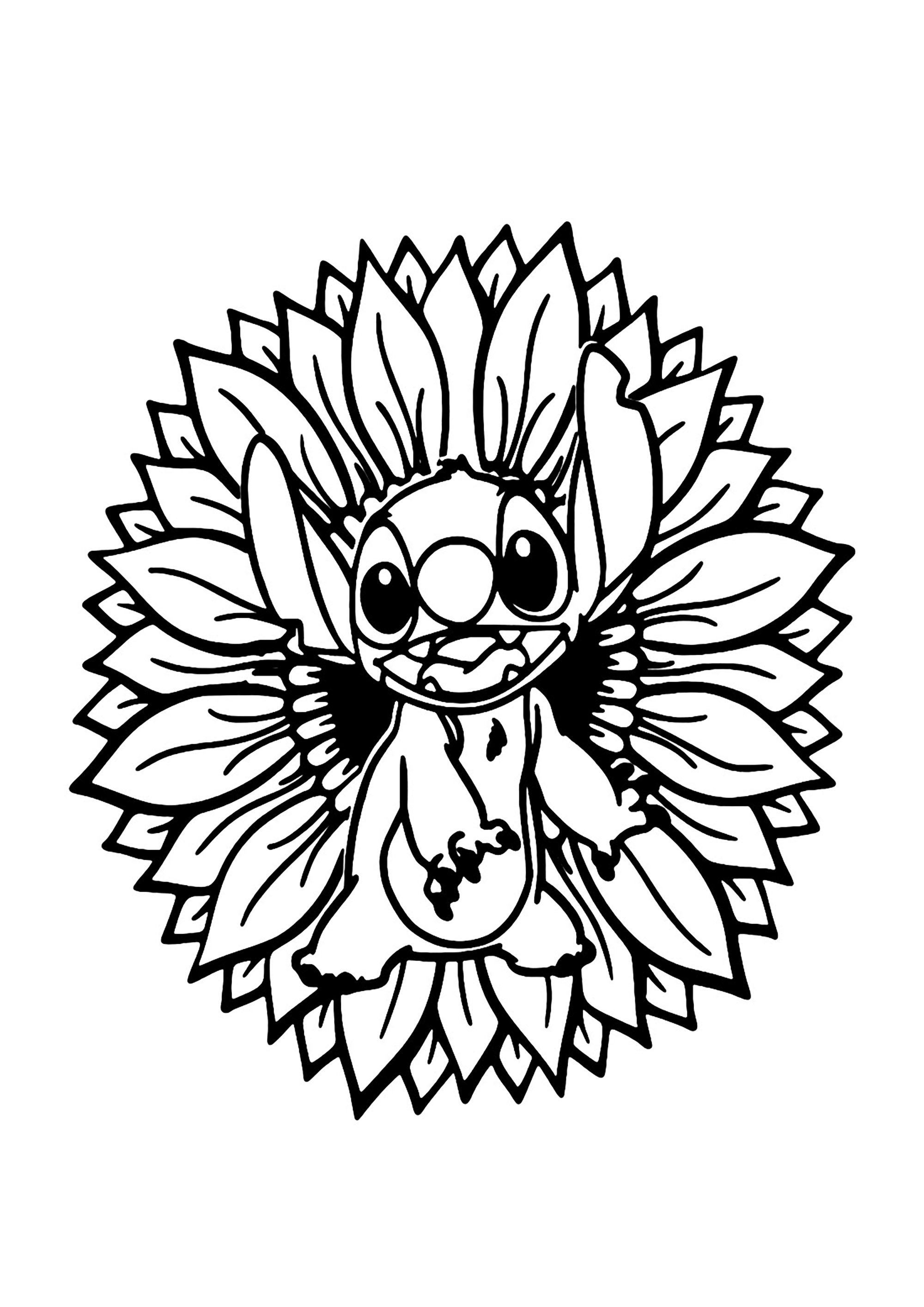 125+ Coloring Page Lilo and Stitch Printable 100