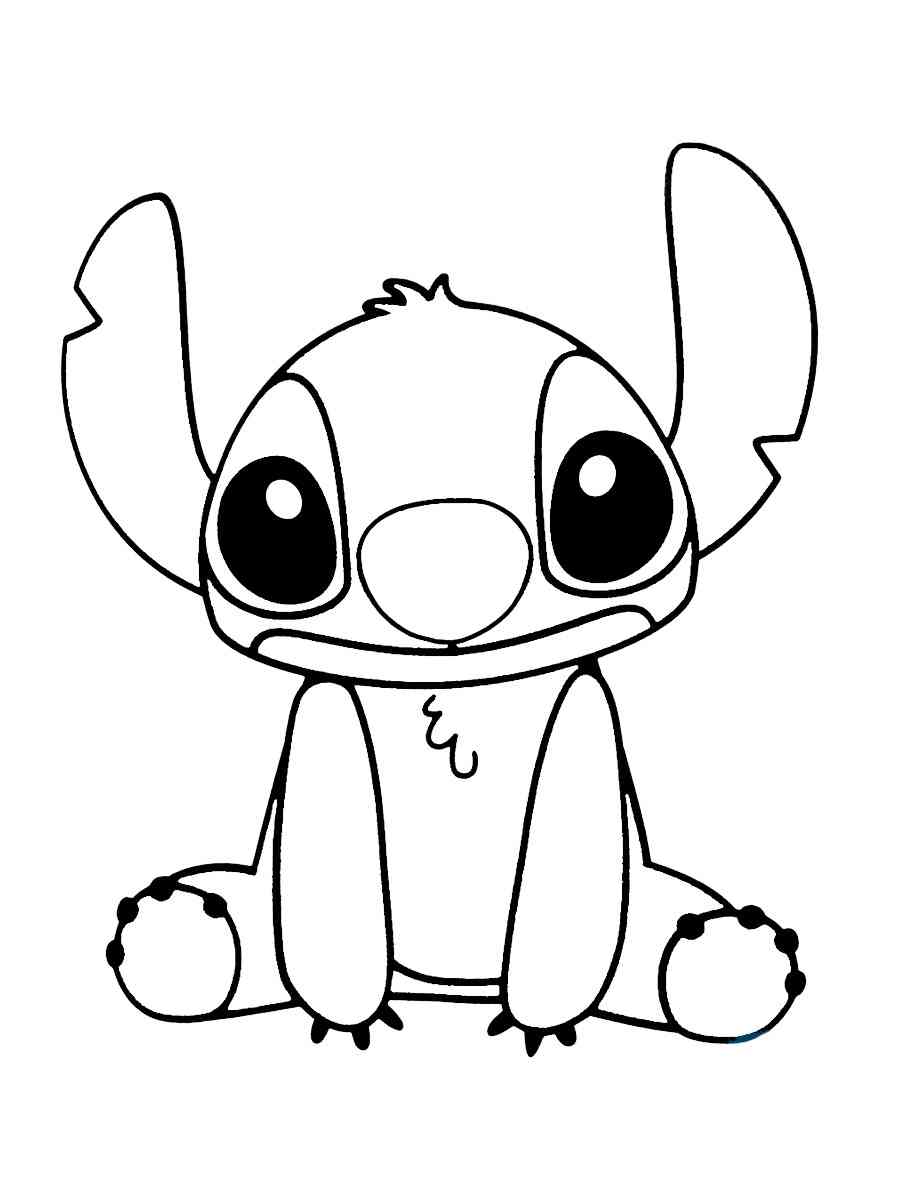 125+ Coloring Page Lilo and Stitch Printable 103