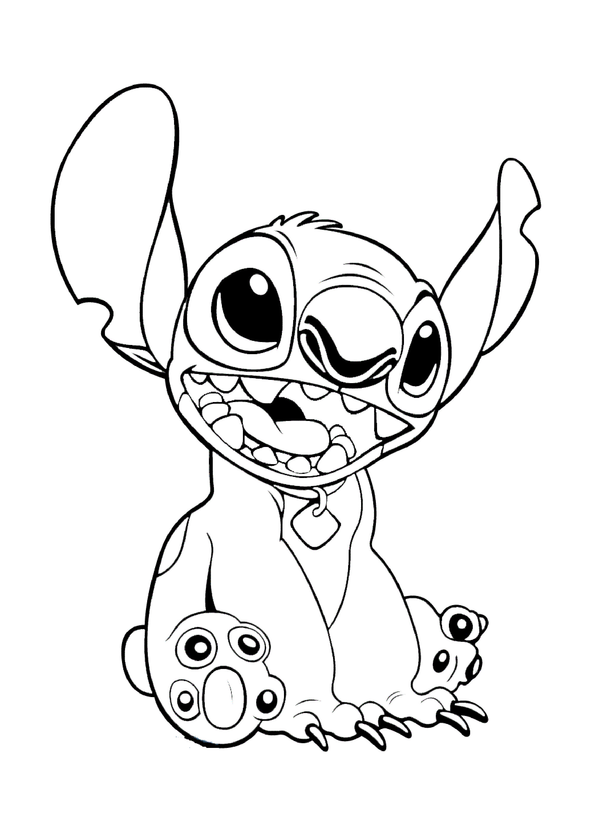 125+ Coloring Page Lilo and Stitch Printable 112