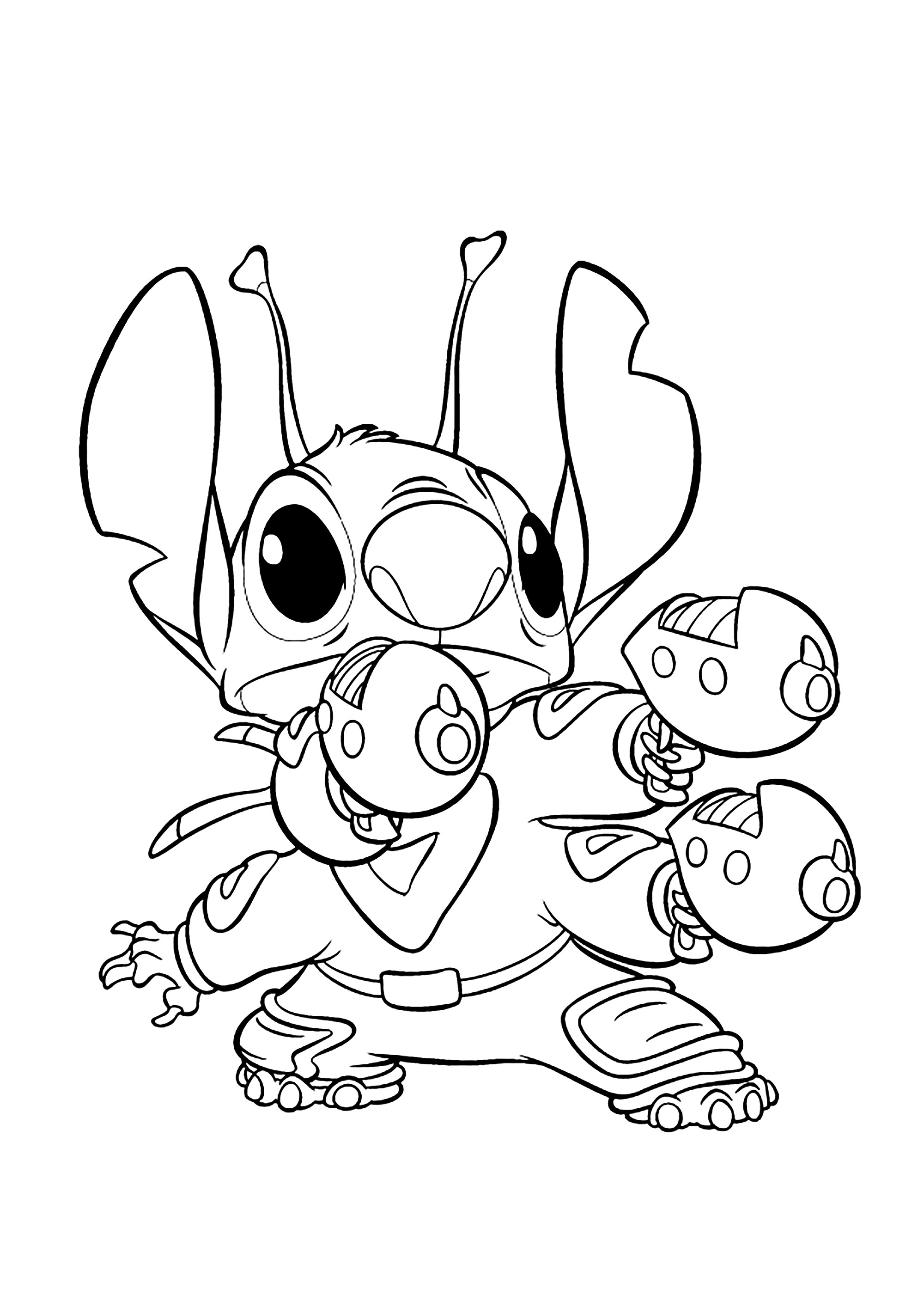 125+ Coloring Page Lilo and Stitch Printable 114