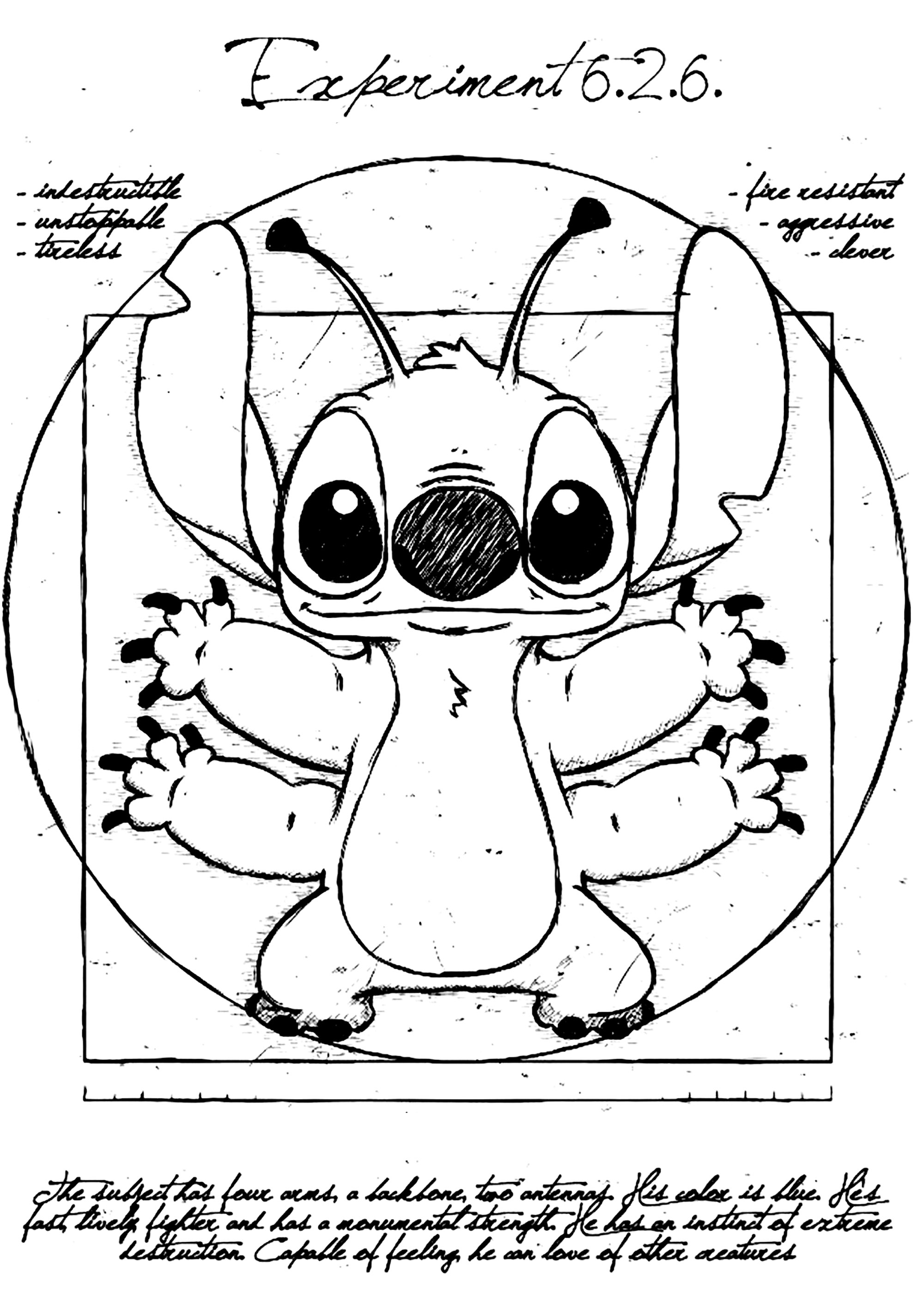 125+ Coloring Page Lilo and Stitch Printable 122