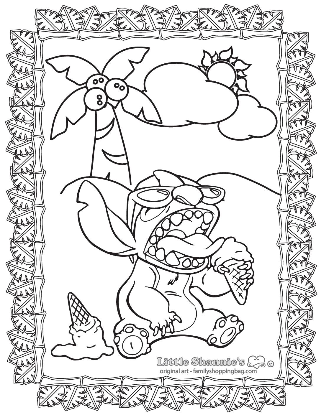 125+ Coloring Page Lilo and Stitch Printable 14