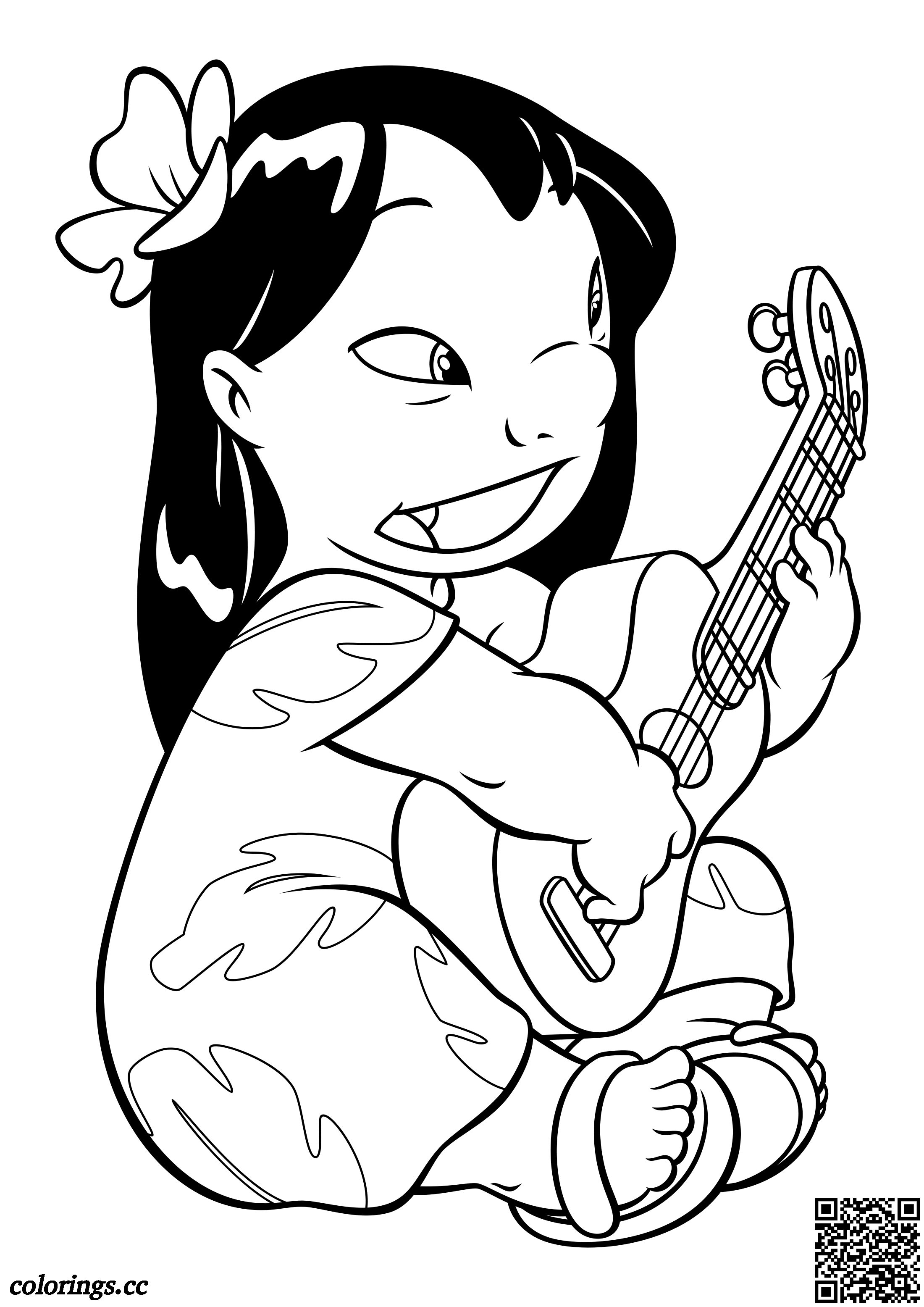 125+ Coloring Page Lilo and Stitch Printable 29