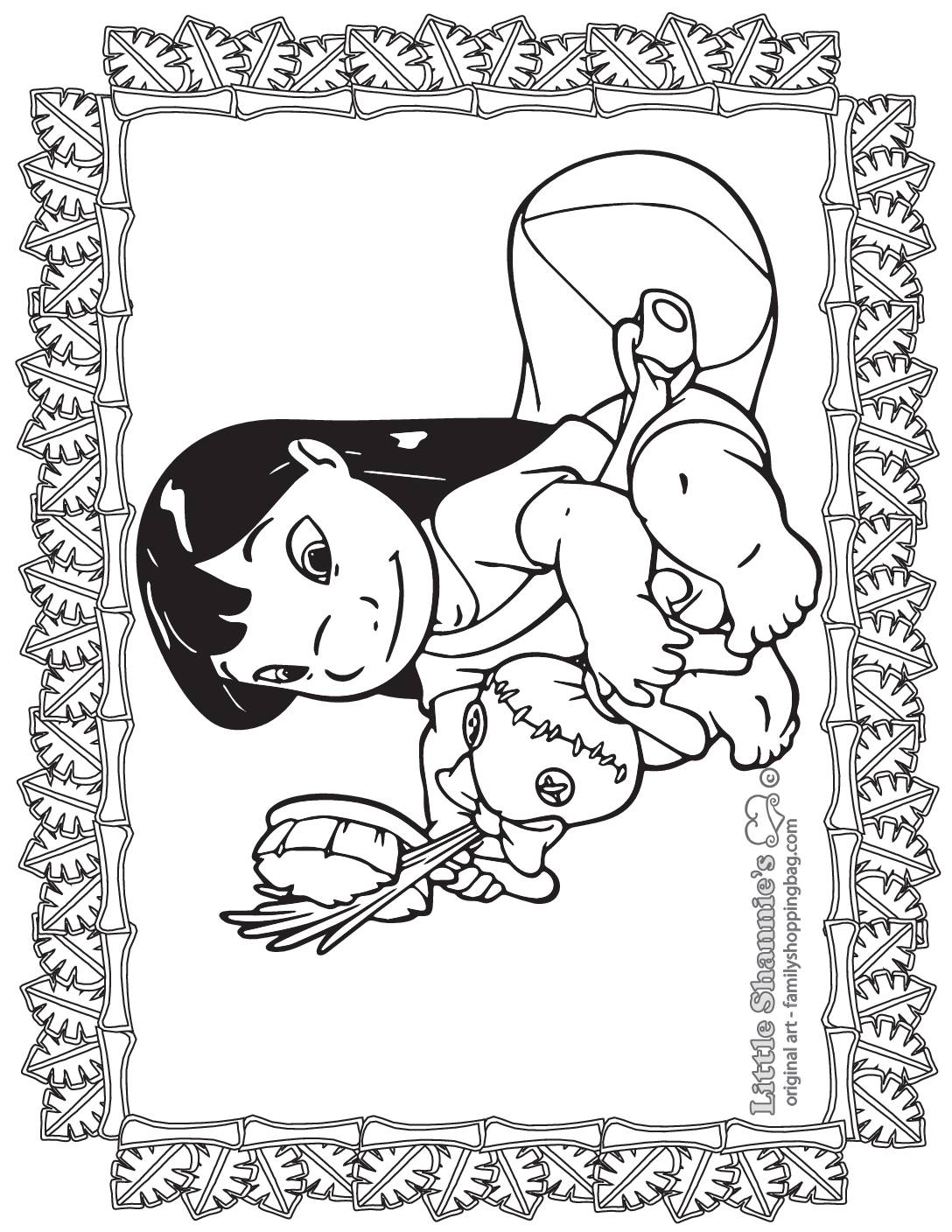 125+ Coloring Page Lilo and Stitch Printable 32