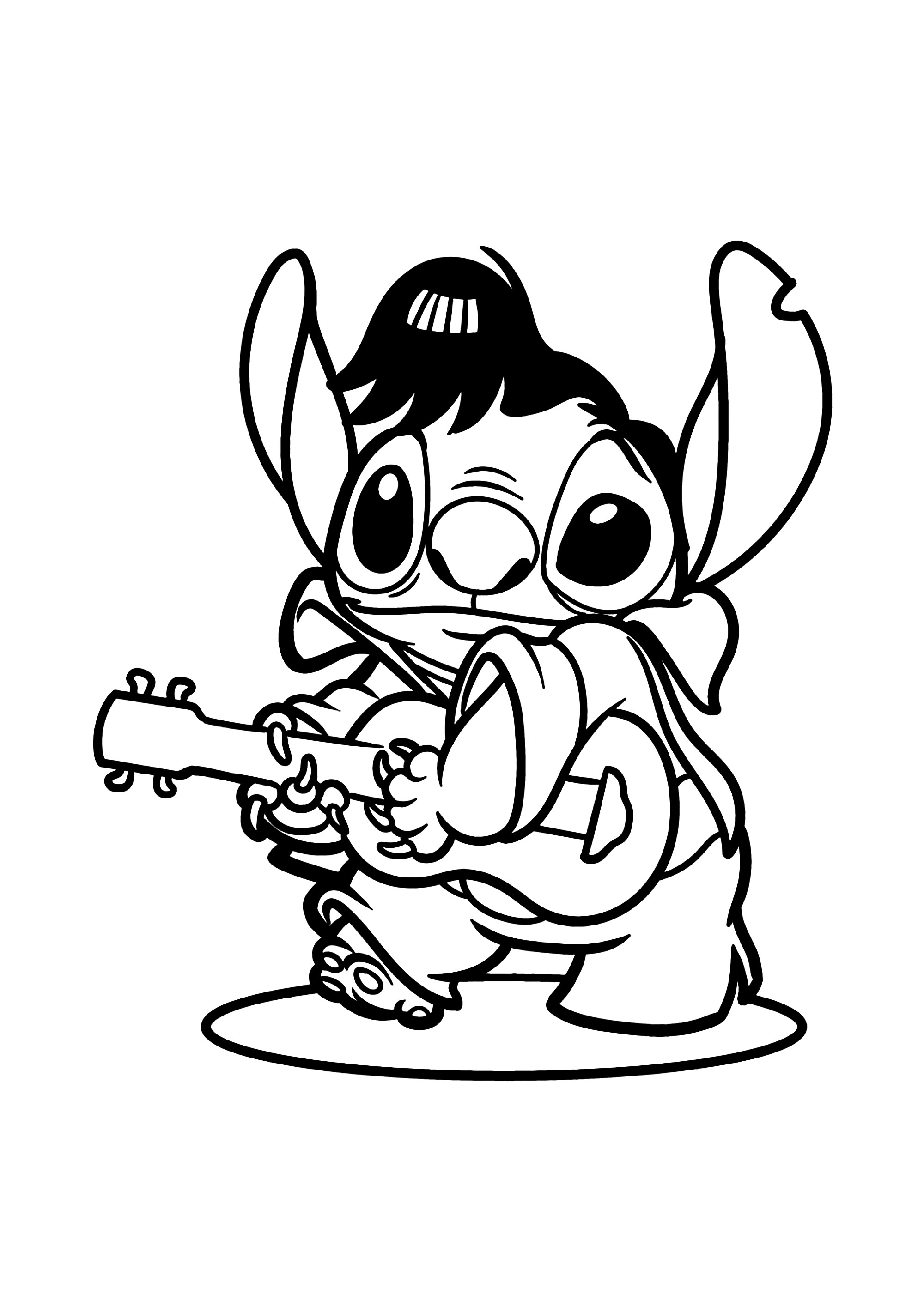 125+ Coloring Page Lilo and Stitch Printable 35