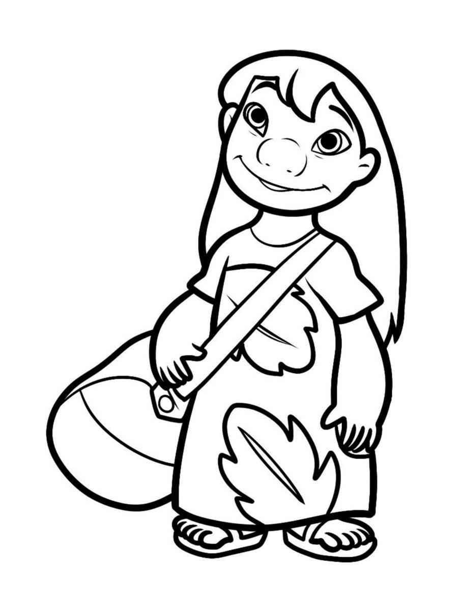 125+ Coloring Page Lilo and Stitch Printable 53