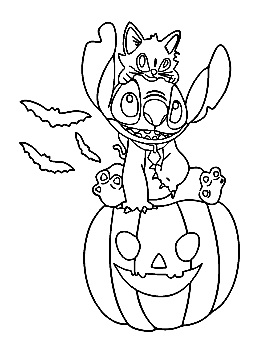 125+ Coloring Page Lilo and Stitch Printable 55