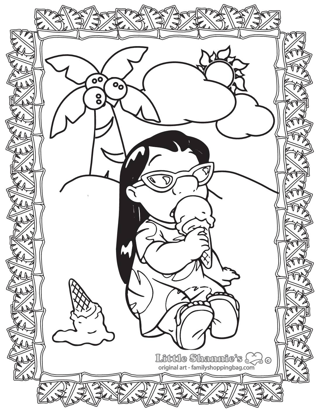 125+ Coloring Page Lilo and Stitch Printable 57