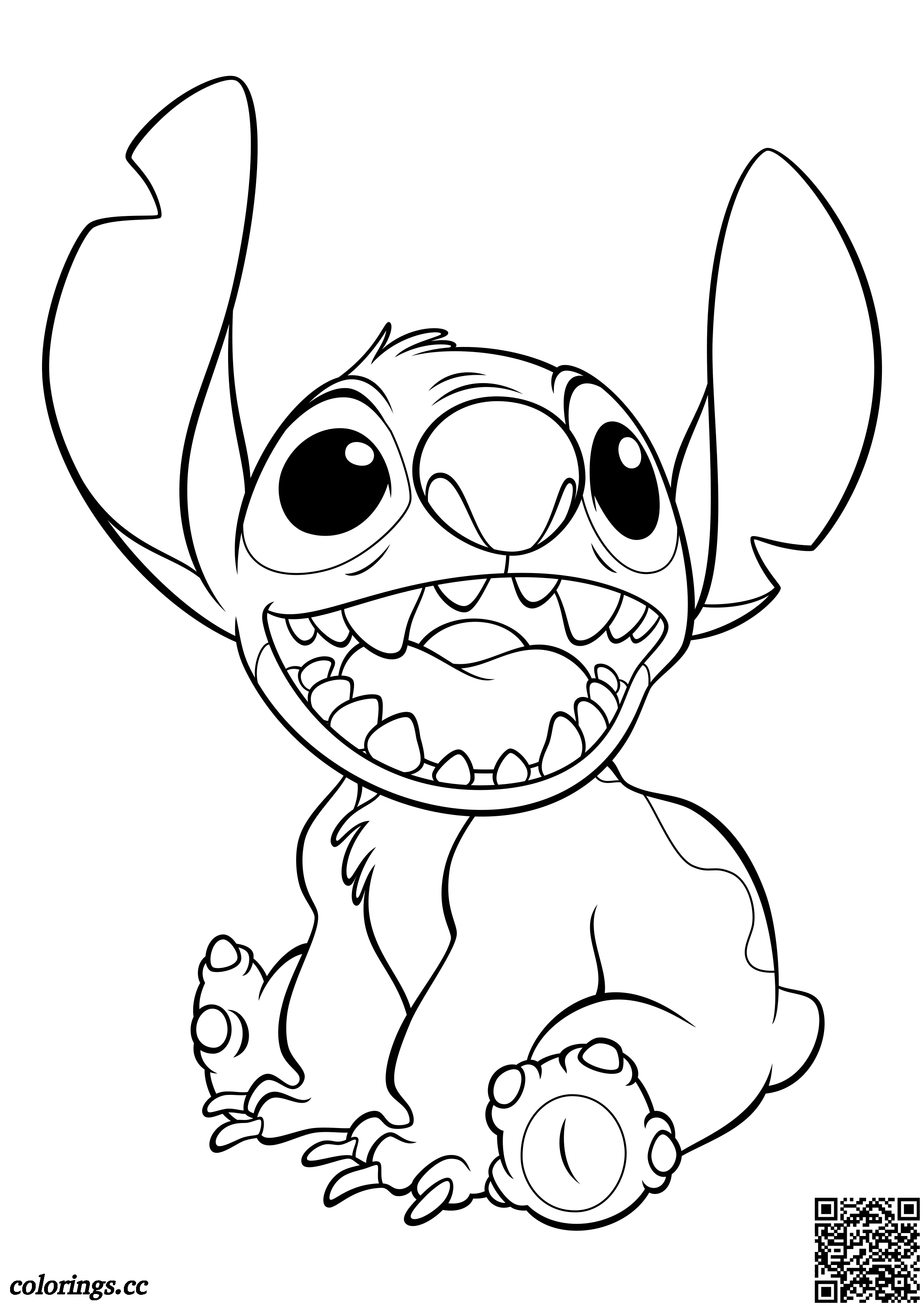 125+ Coloring Page Lilo and Stitch Printable 66