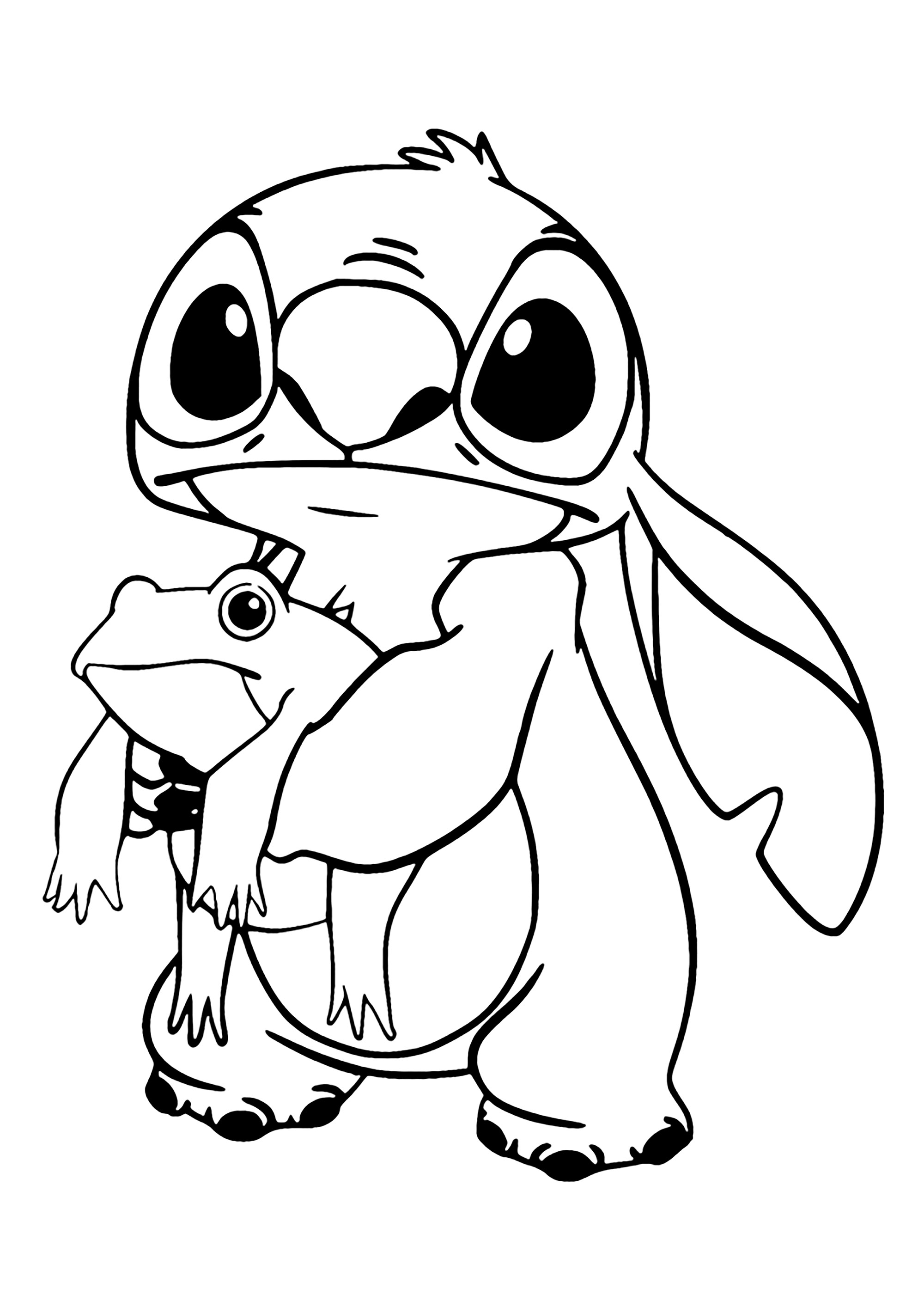 125+ Coloring Page Lilo and Stitch Printable 67