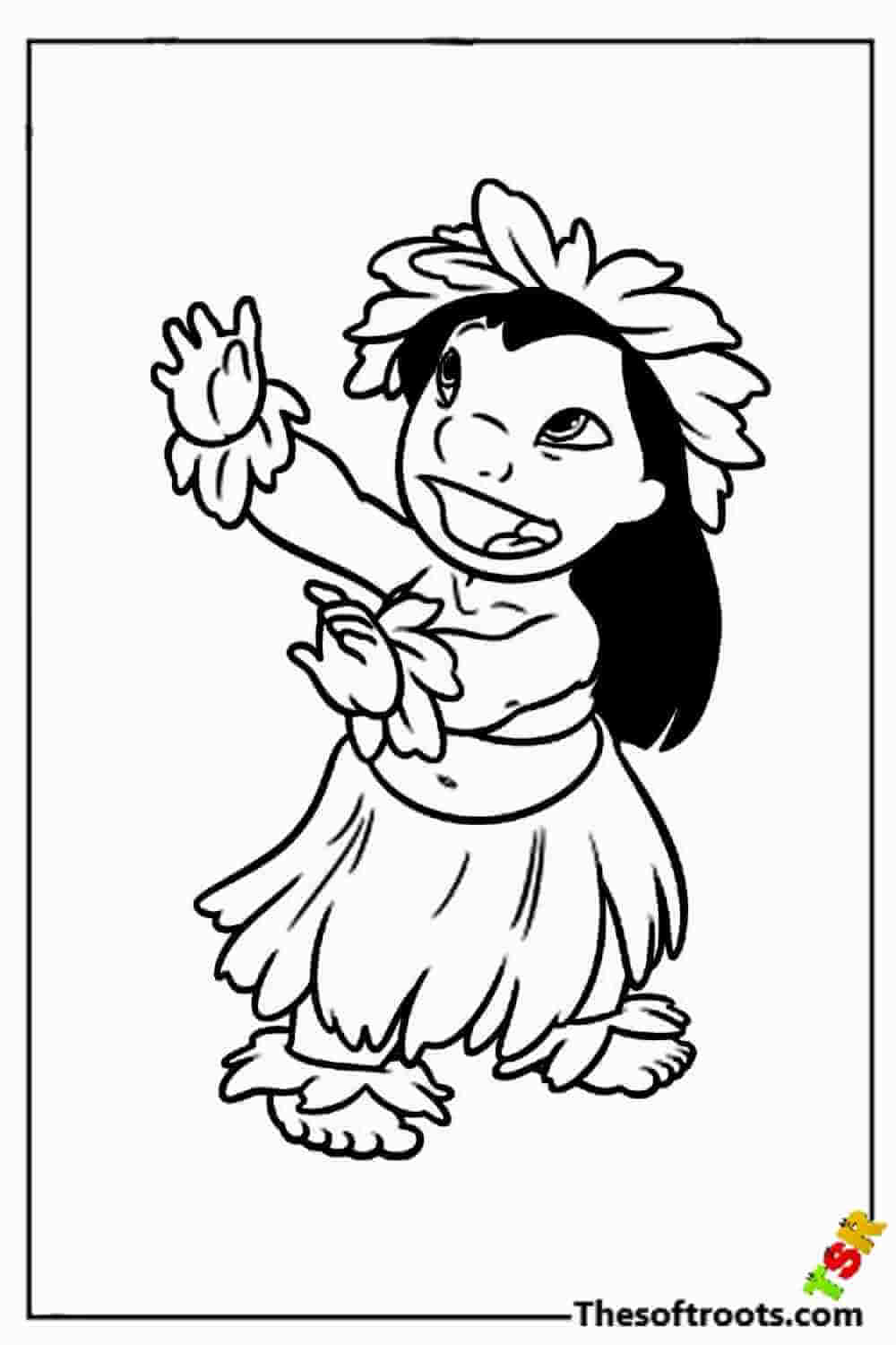 125+ Coloring Page Lilo and Stitch Printable 72