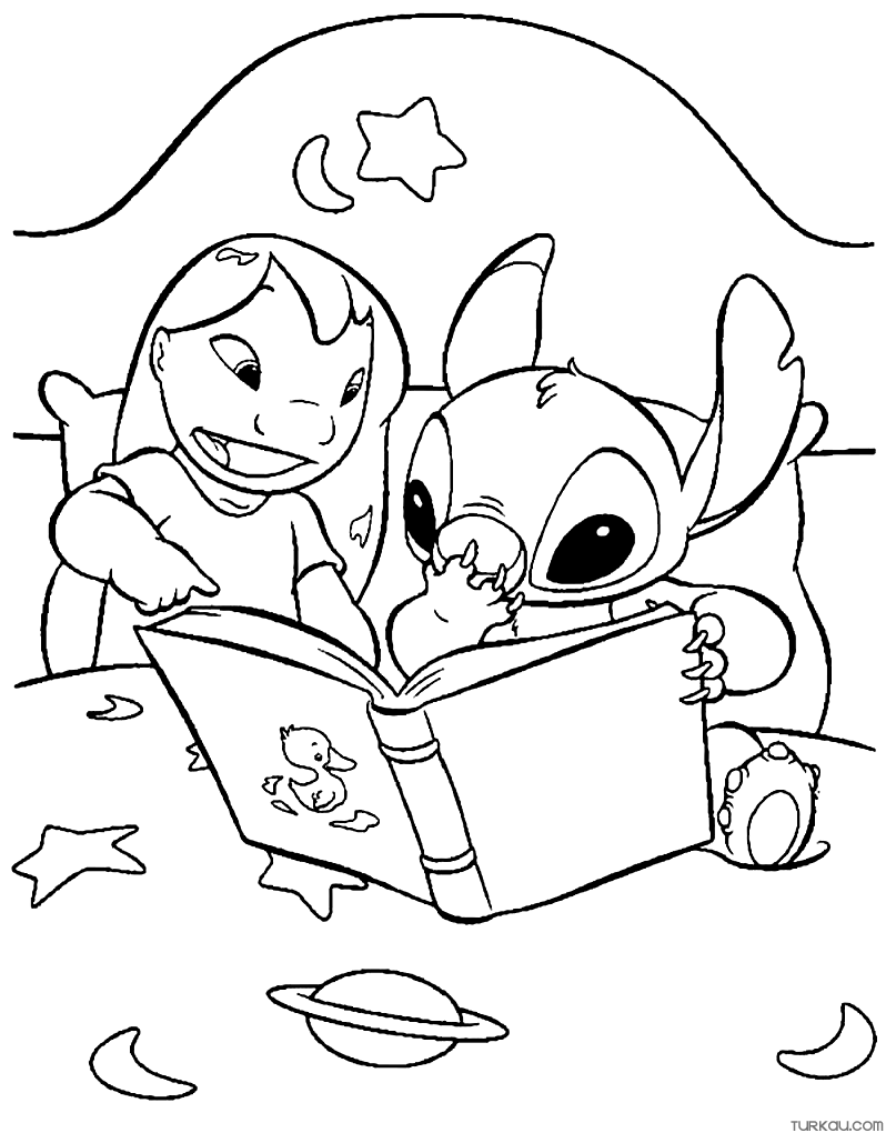 125+ Coloring Page Lilo and Stitch Printable 73