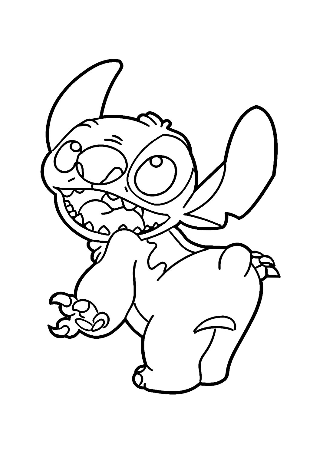 125+ Coloring Page Lilo and Stitch Printable 86