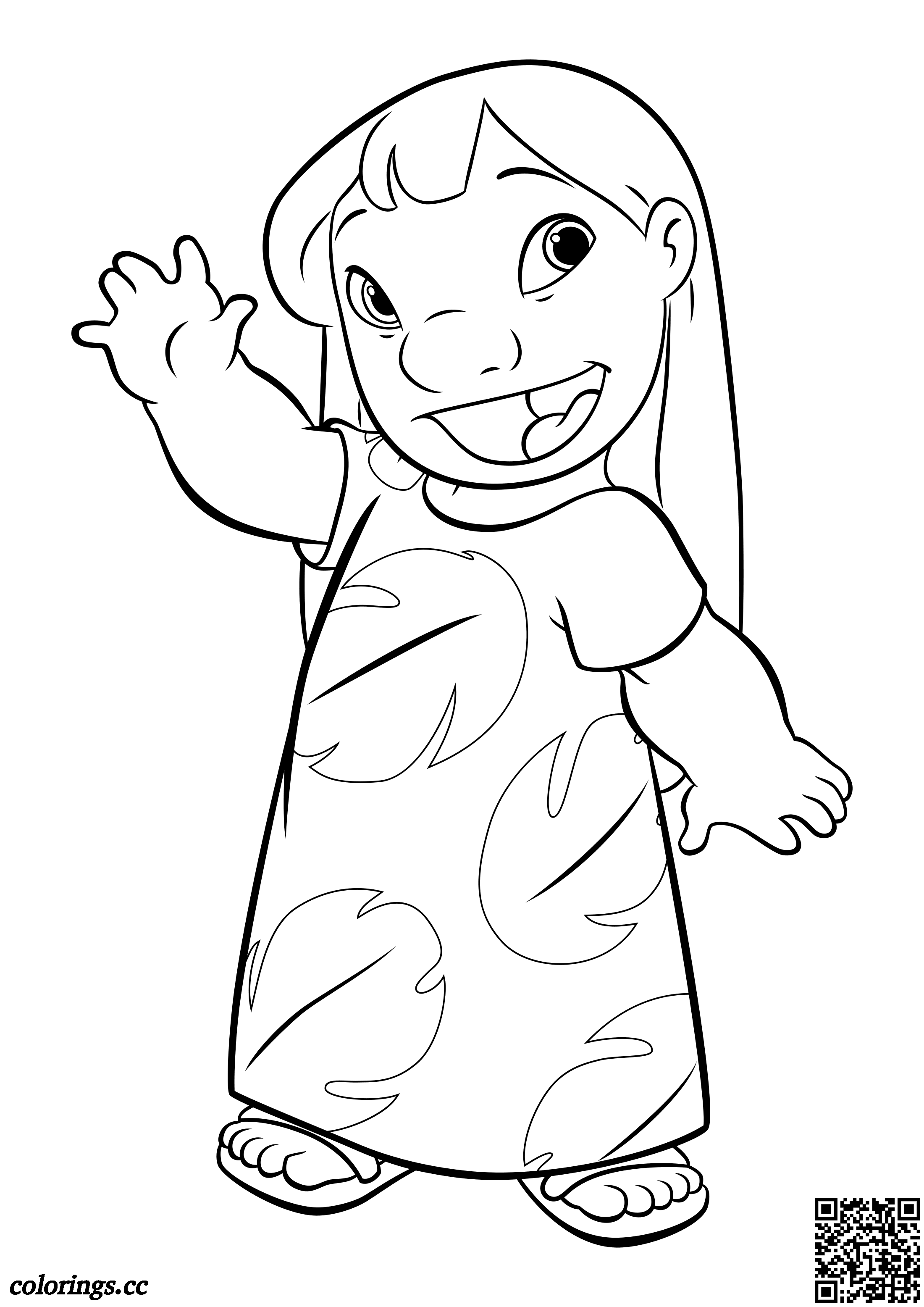 125+ Coloring Page Lilo and Stitch Printable 88