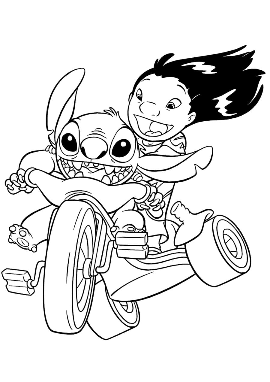 125+ Coloring Page Lilo and Stitch Printable 89