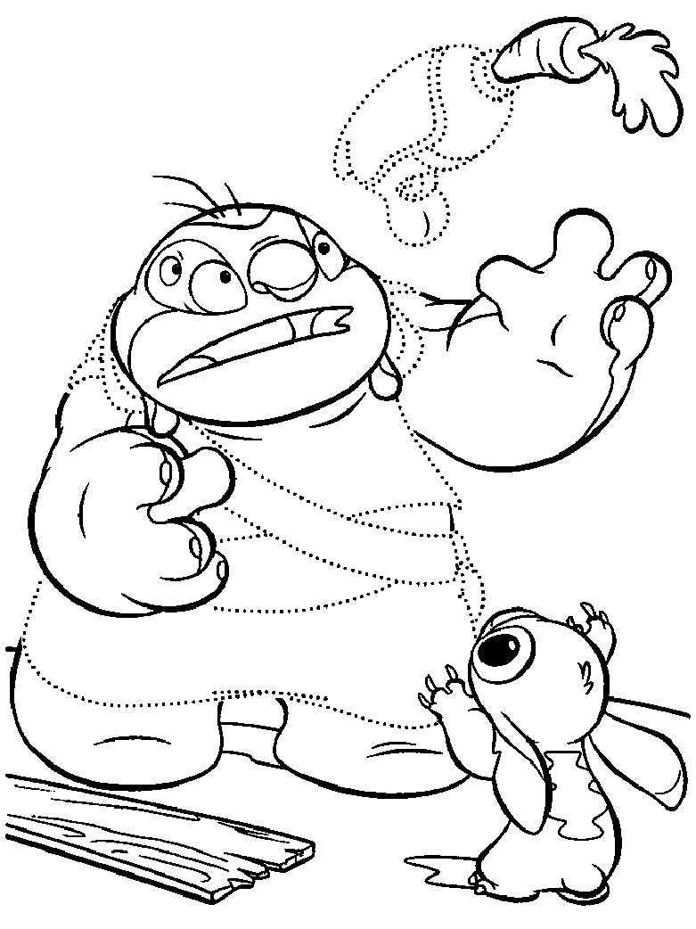 125+ Coloring Page Lilo and Stitch Printable 91