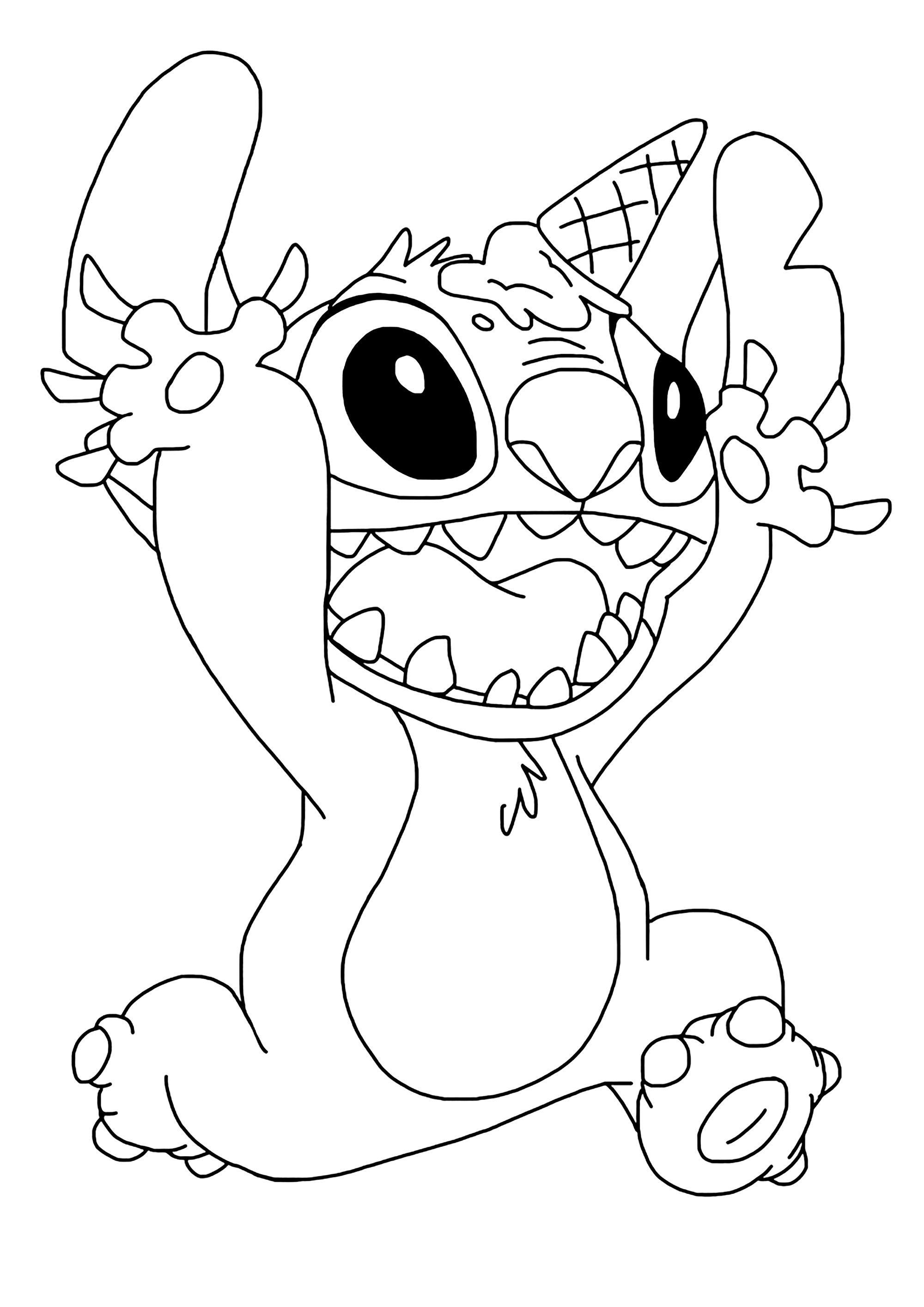 125+ Coloring Page Lilo and Stitch Printable 92