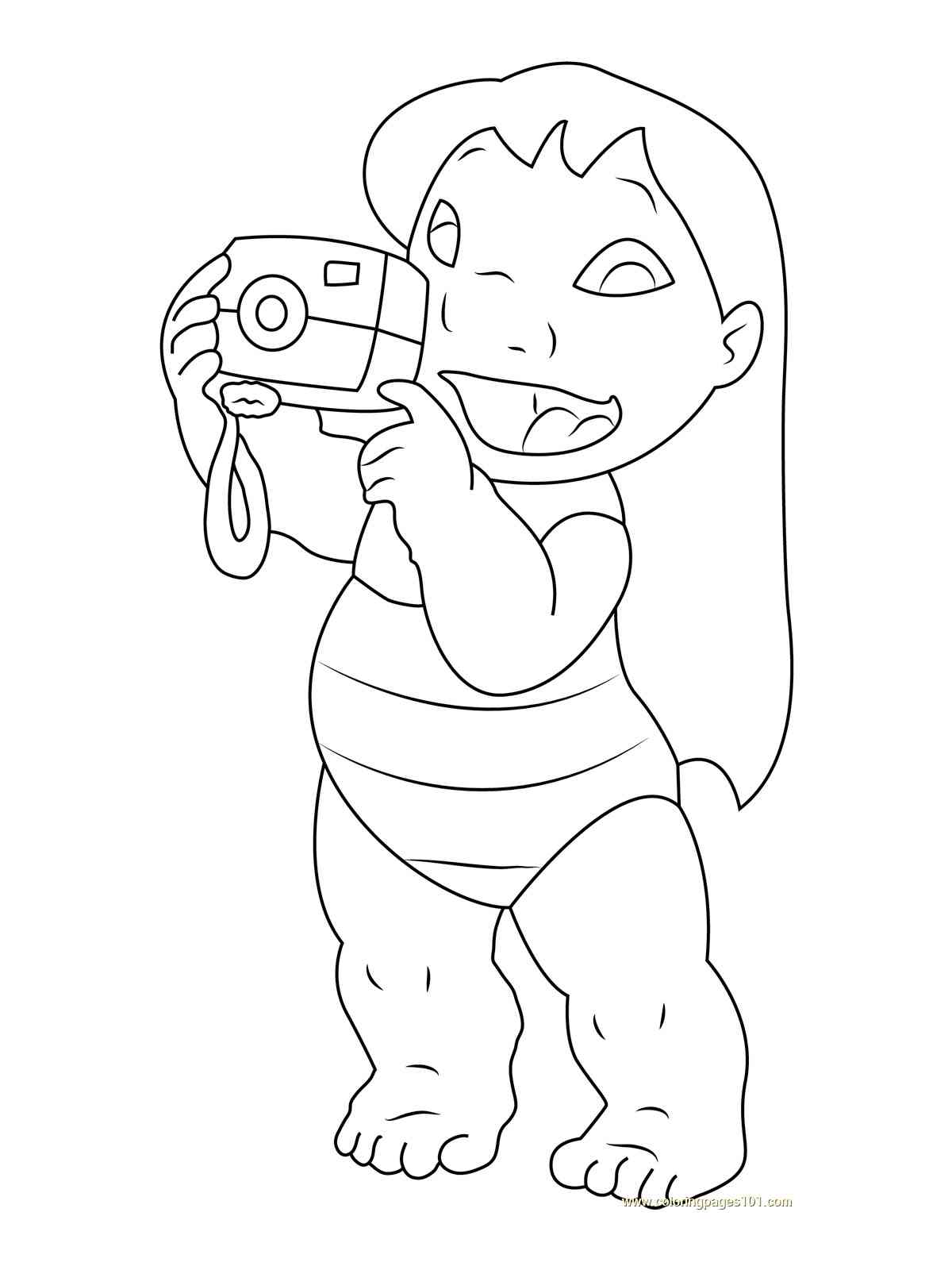 125+ Coloring Page Lilo and Stitch Printable 93