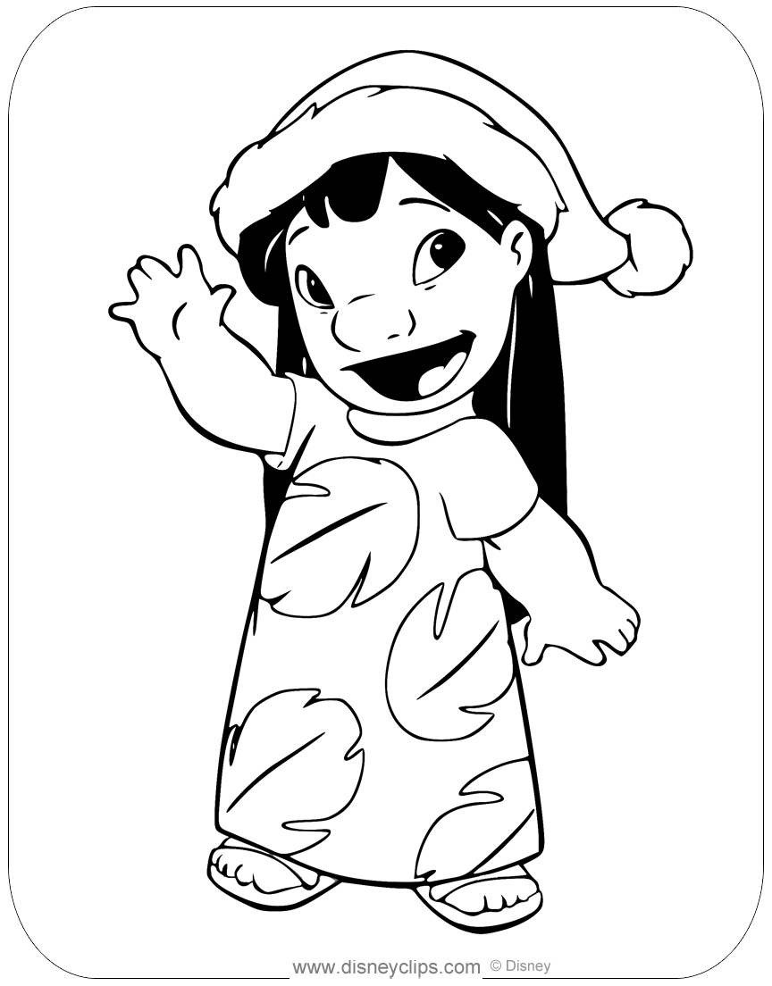 125+ Coloring Page Lilo and Stitch Printable 95