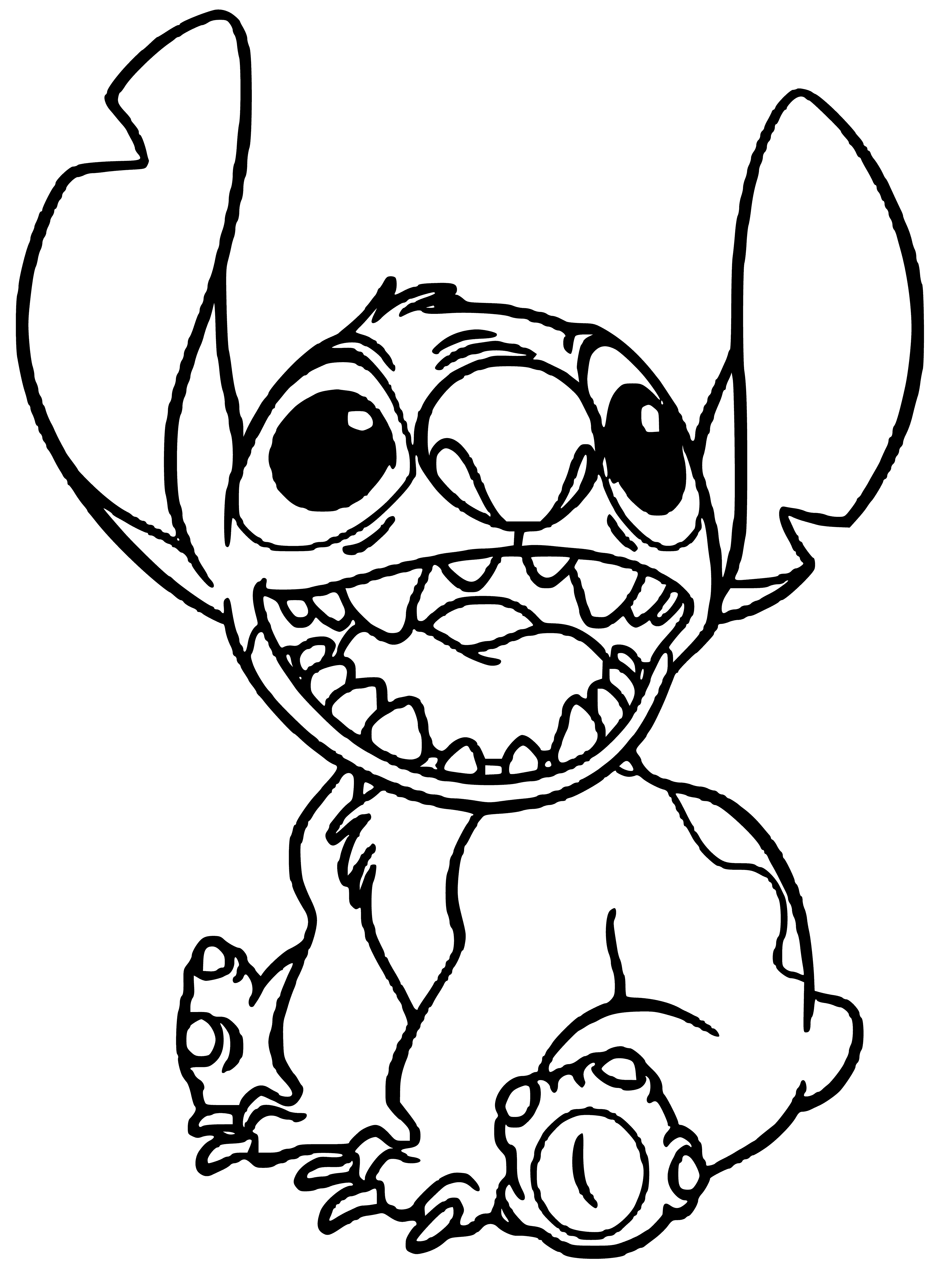 125+ Coloring Page Lilo and Stitch Printable 97