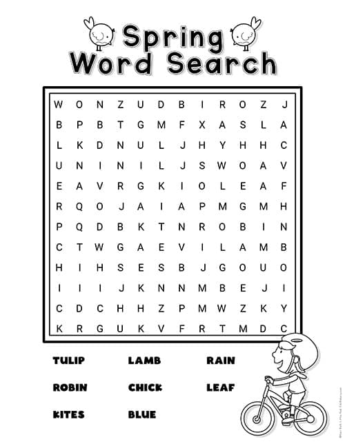 126 Easter Word Search Puzzles Printable 35