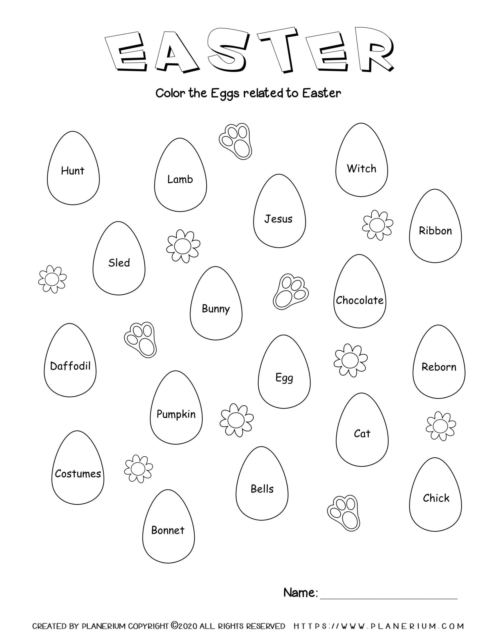 126 Easter Word Search Puzzles Printable 51