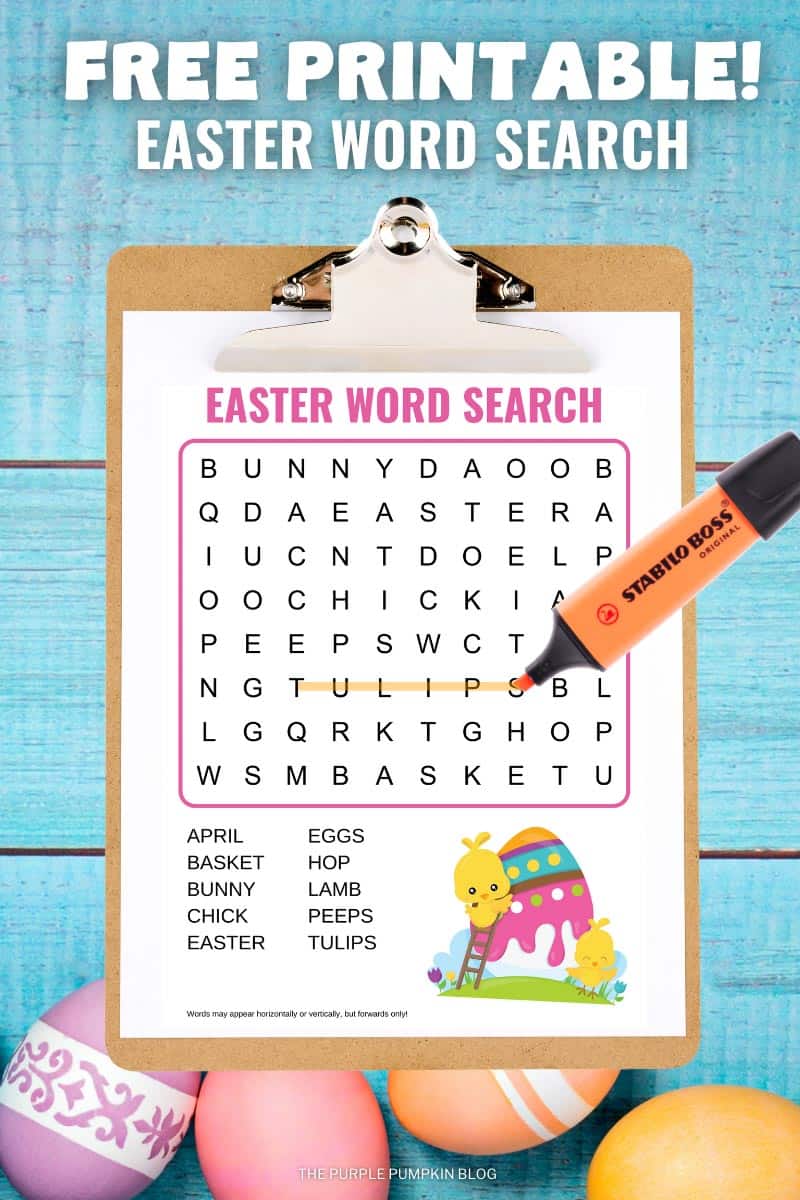 126 Easter Word Search Puzzles Printable 58