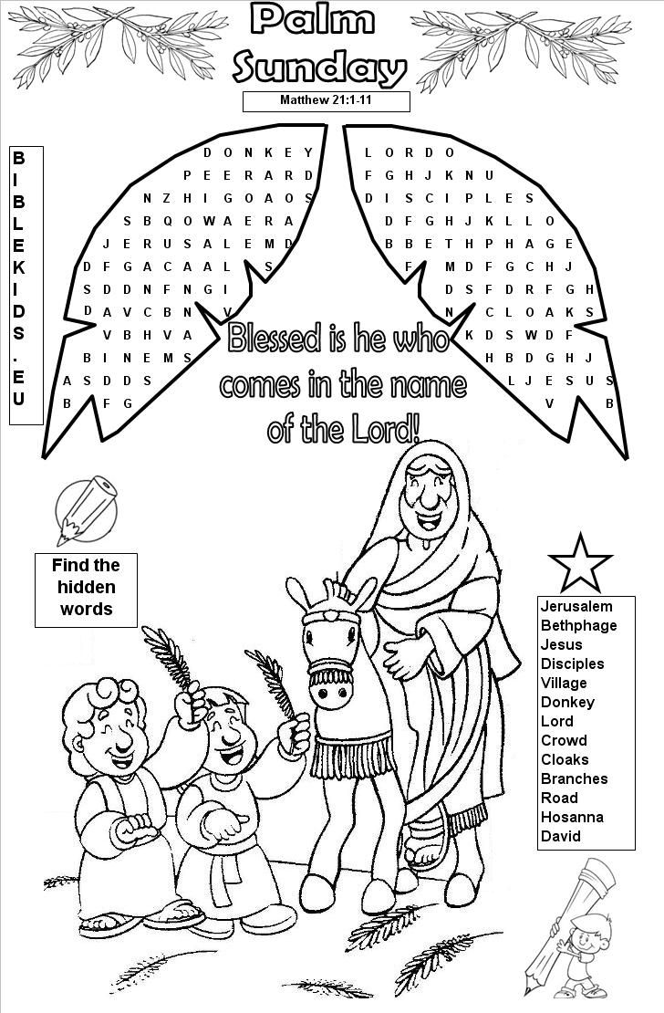 126 Easter Word Search Puzzles Printable 6