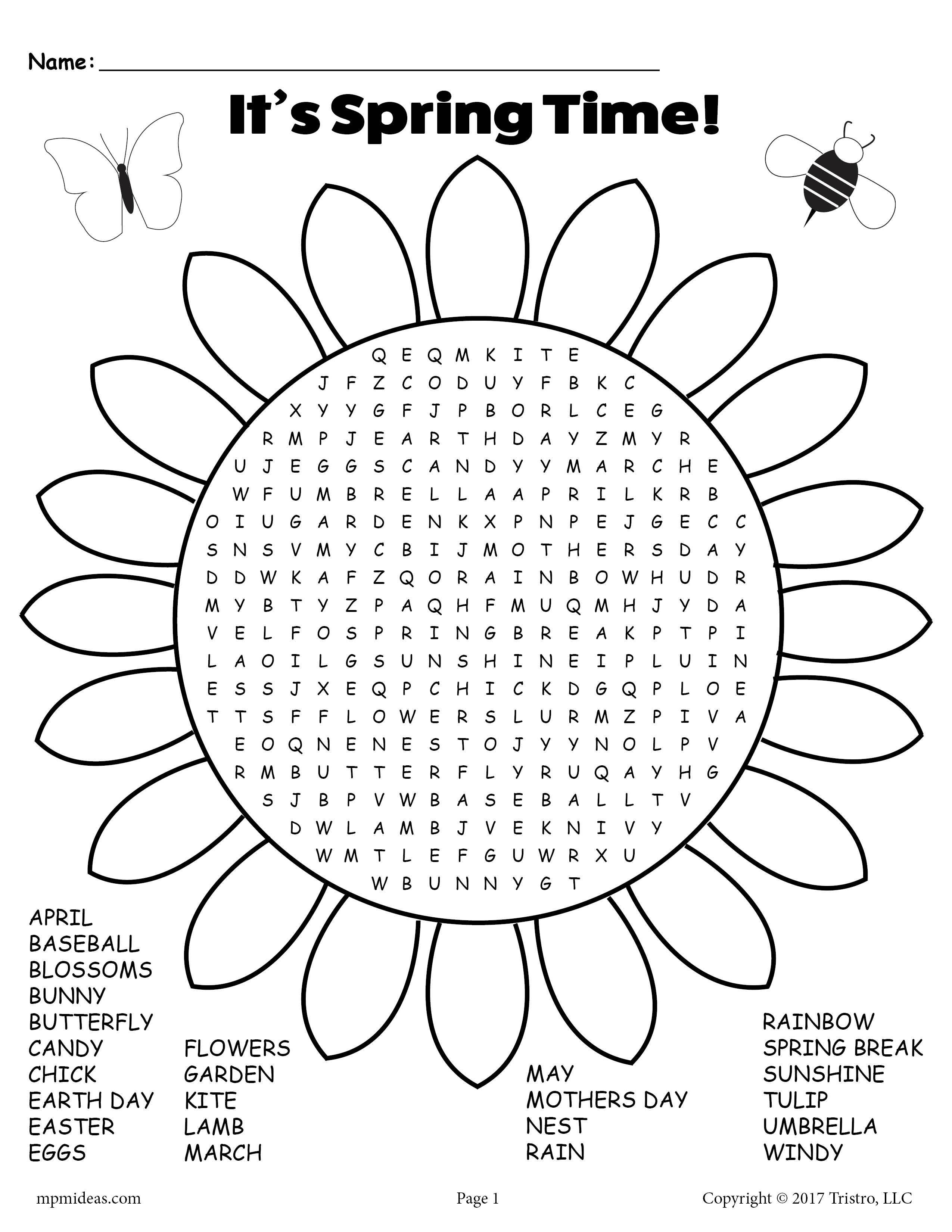 126 Easter Word Search Puzzles Printable 78