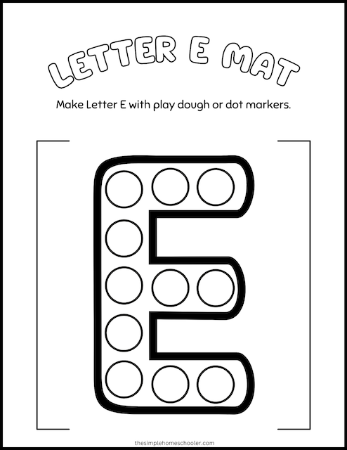 128+ Letter E Coloring Pages Preschool Printable 45