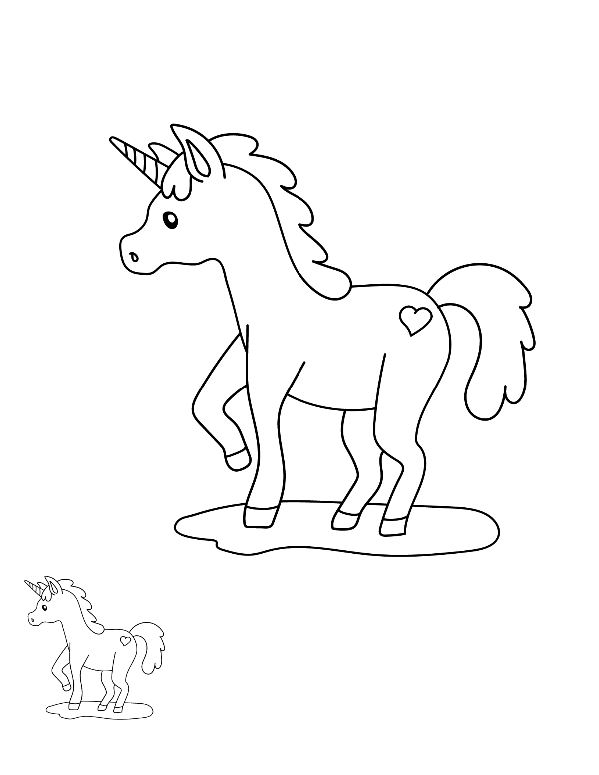 130 Cartoon Easy Coloring Pages Printable 105