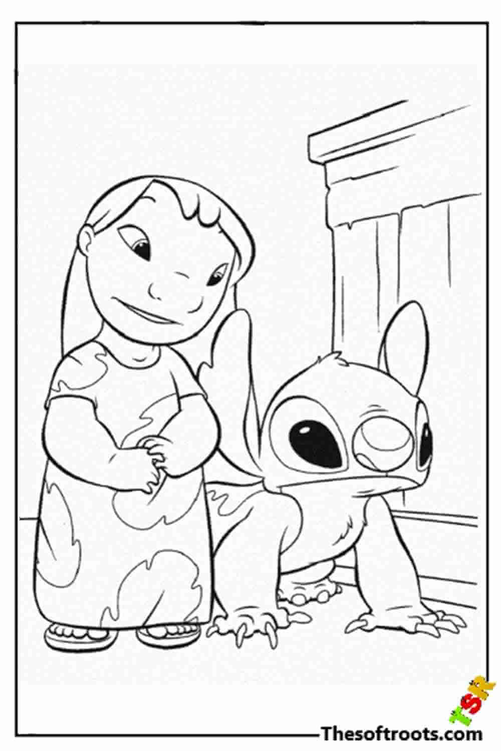 130 Cartoon Easy Coloring Pages Printable 106