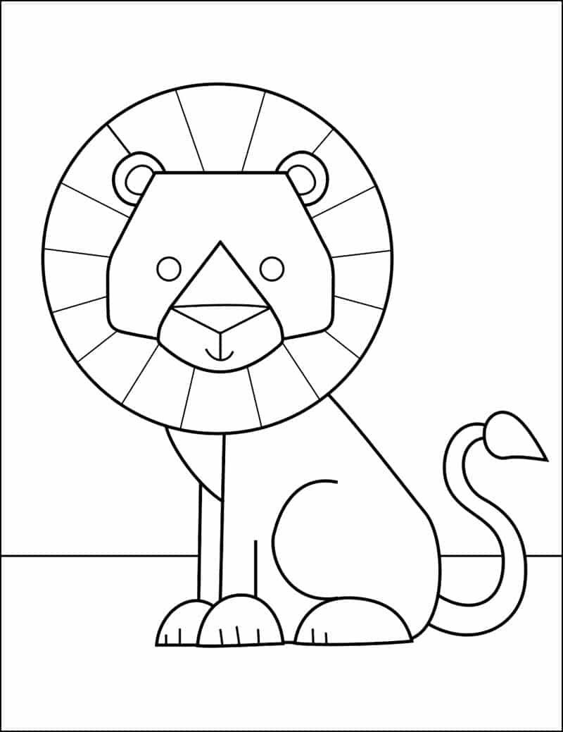 130 Cartoon Easy Coloring Pages Printable 115