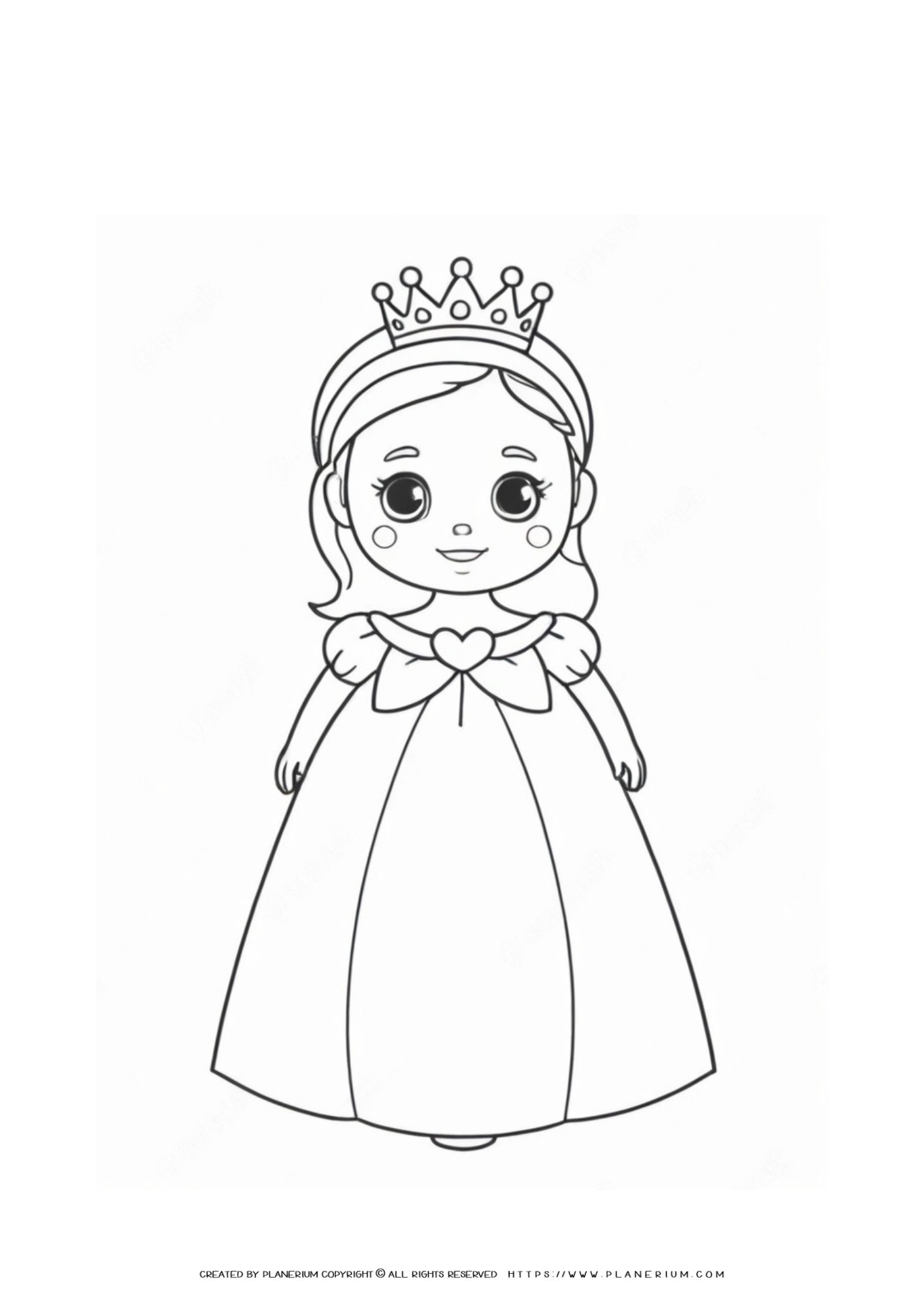 130 Cartoon Easy Coloring Pages Printable 127