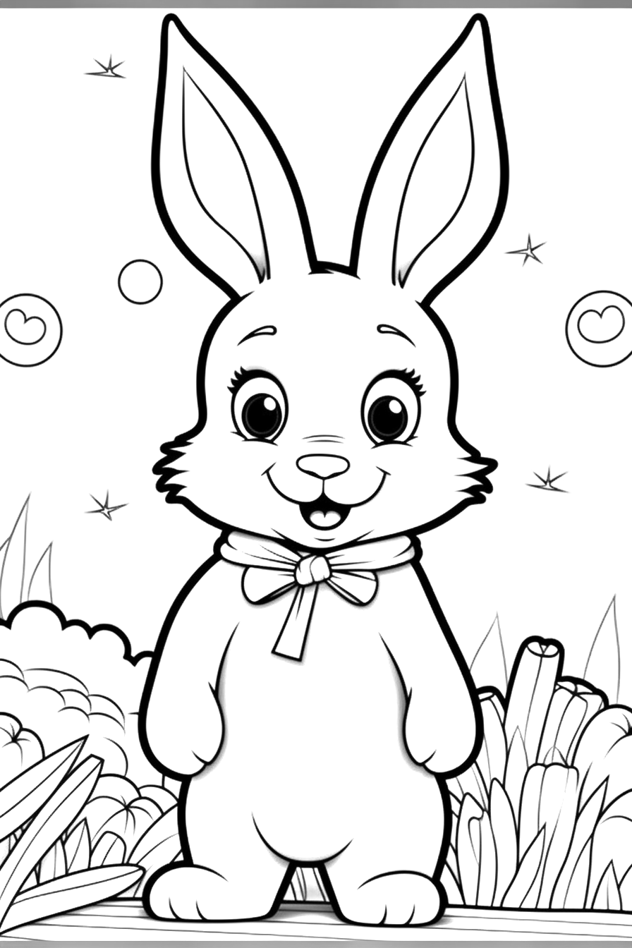 130 Cartoon Easy Coloring Pages Printable 130