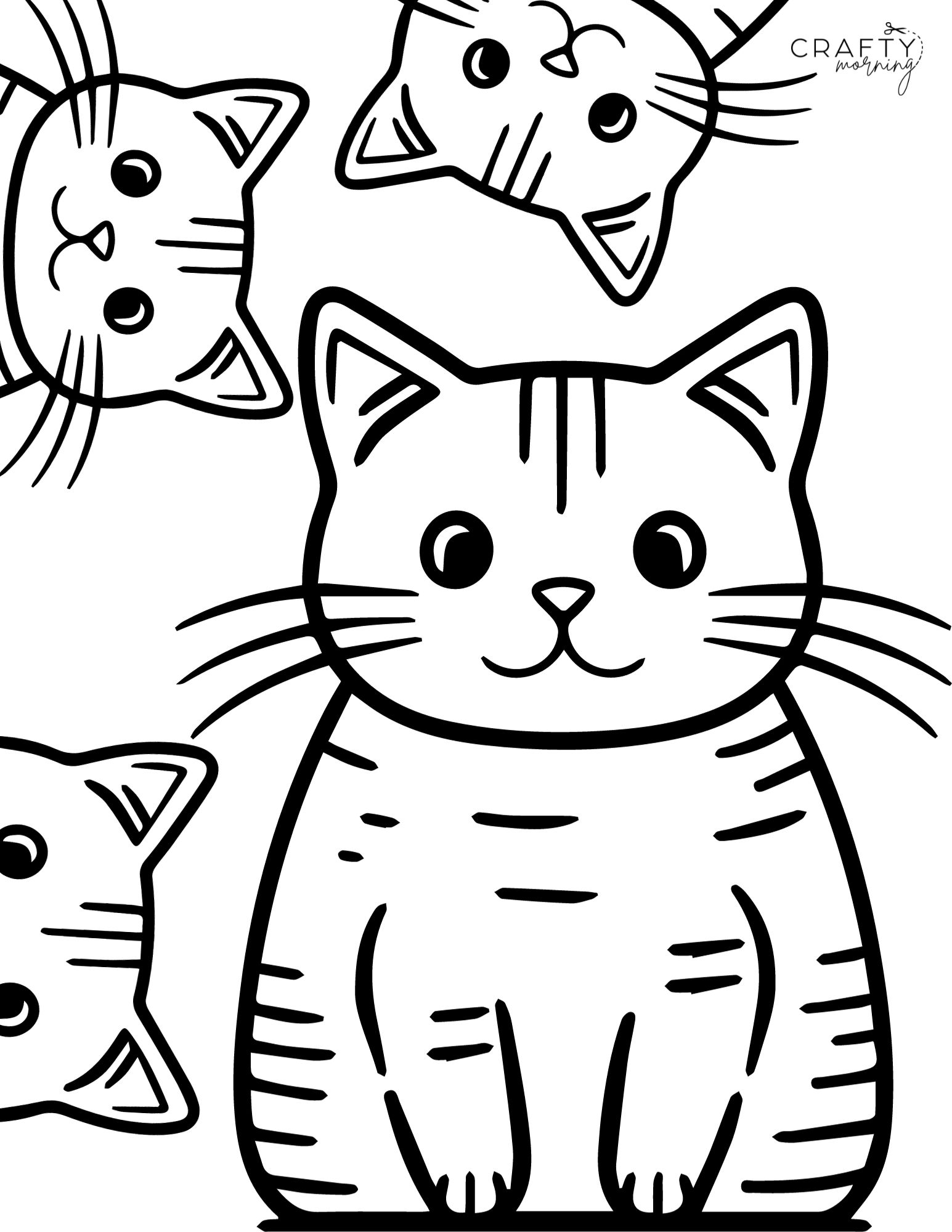 130 Cartoon Easy Coloring Pages Printable 17