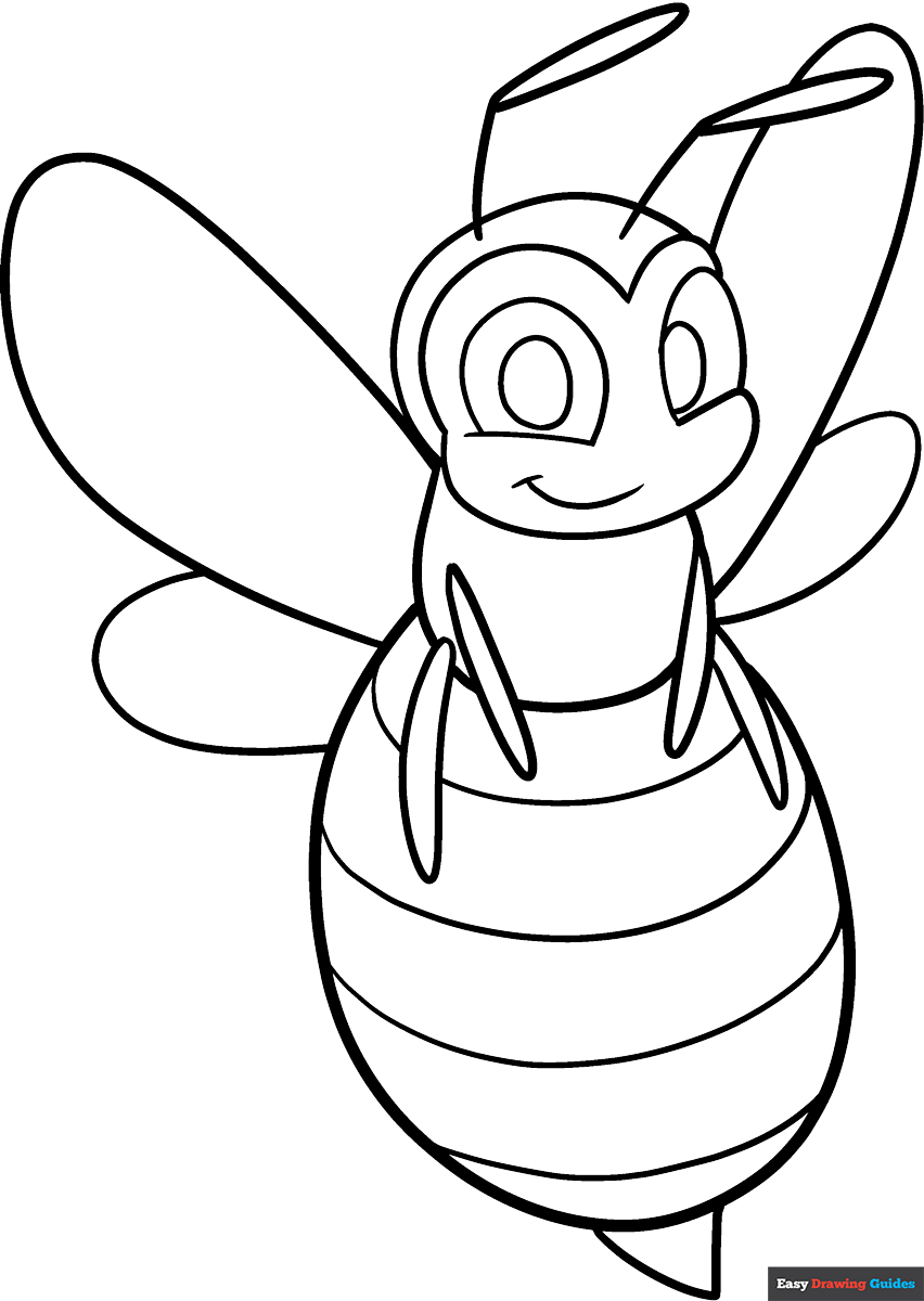 130 Cartoon Easy Coloring Pages Printable 18