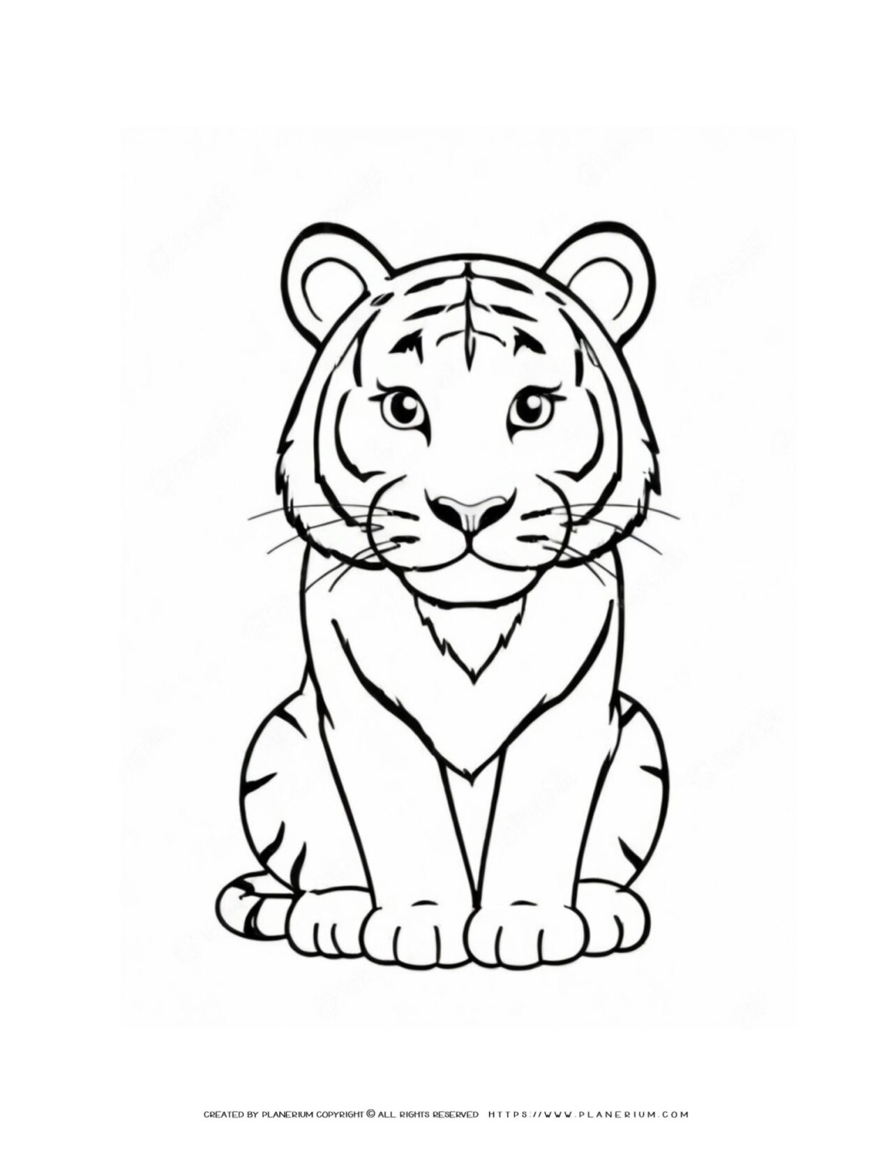 130 Cartoon Easy Coloring Pages Printable 19