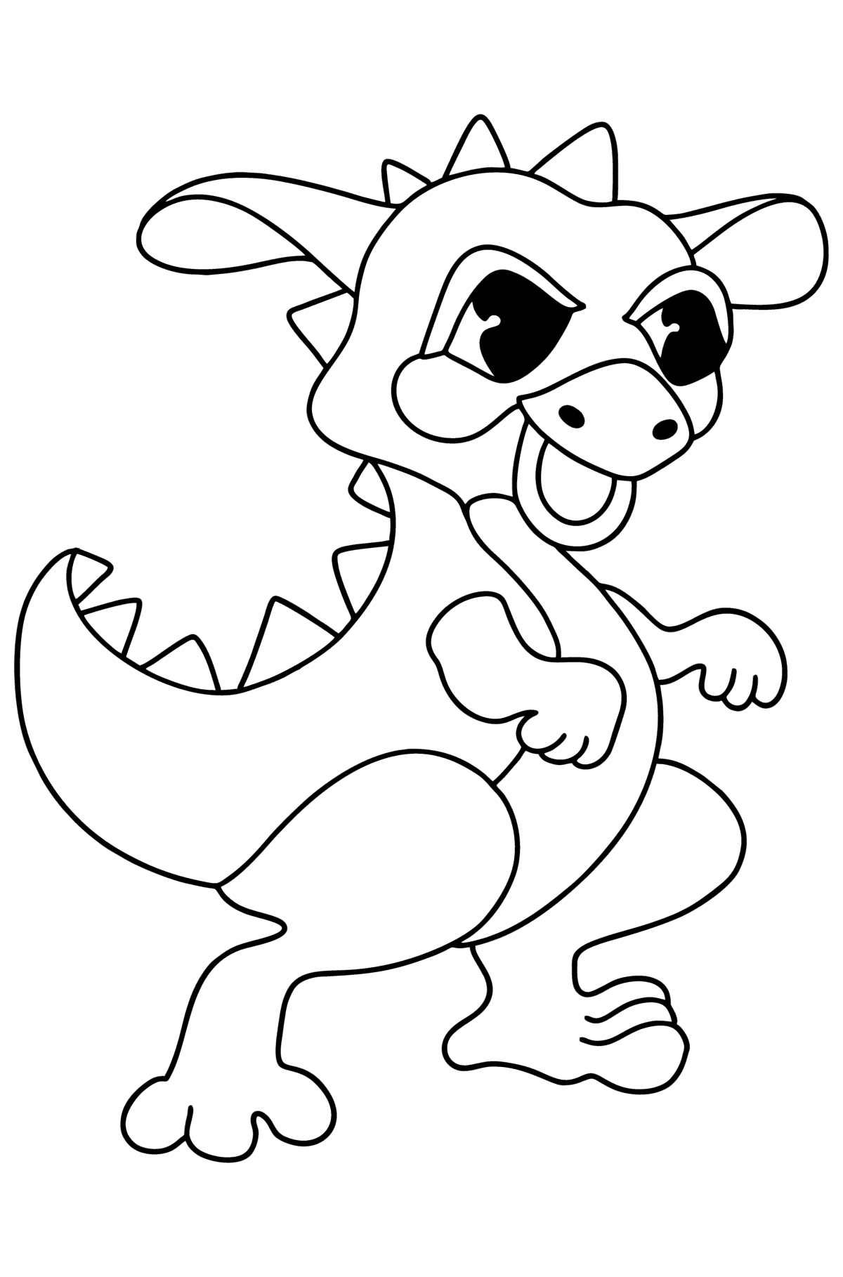 130 Cartoon Easy Coloring Pages Printable 24