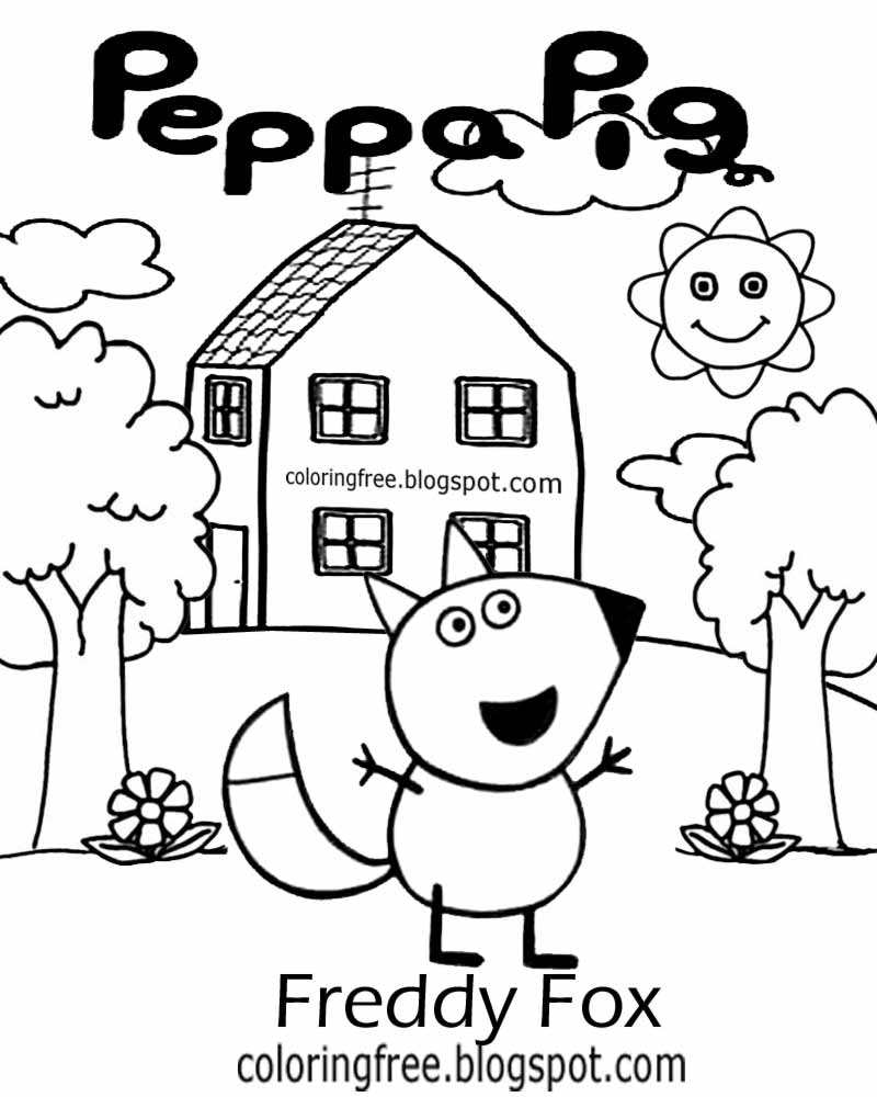 130 Cartoon Easy Coloring Pages Printable 5