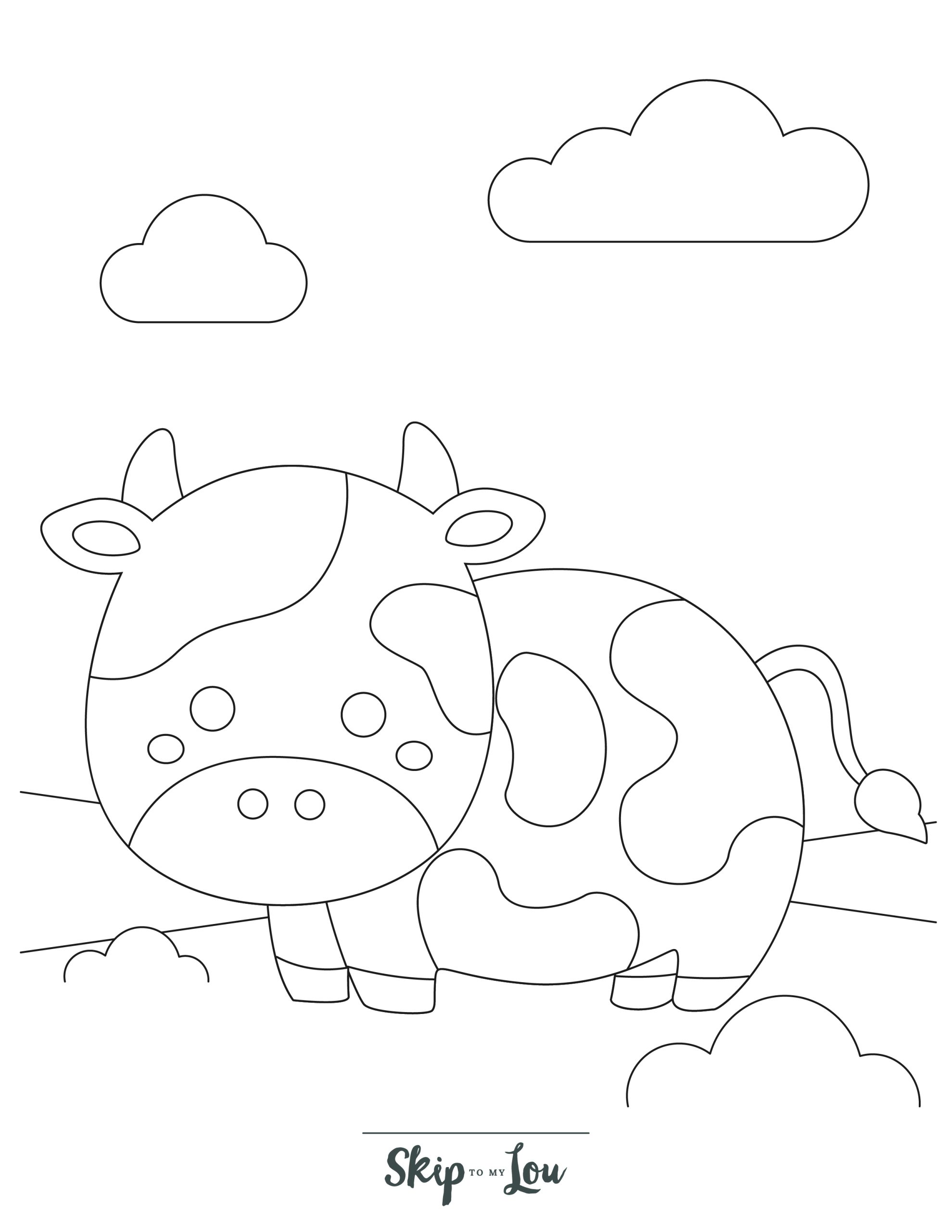 130 Cartoon Easy Coloring Pages Printable 60